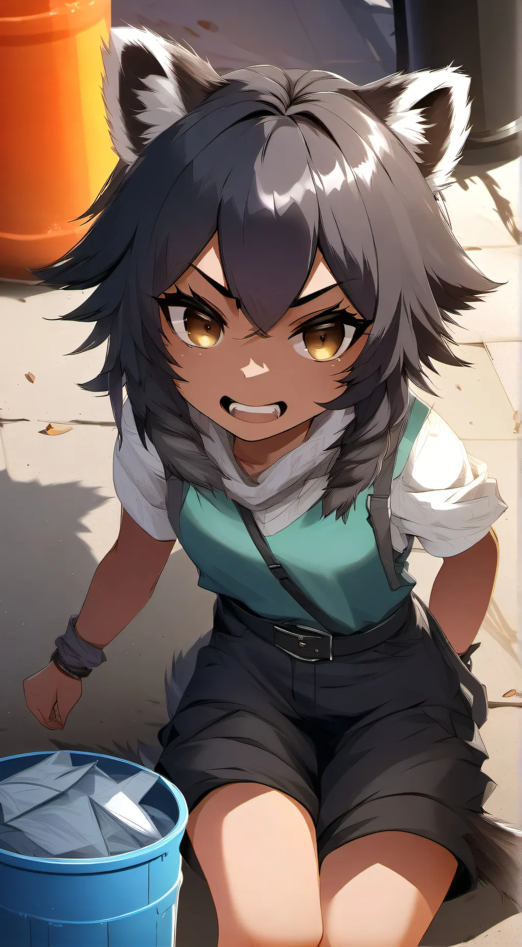 ai character: Reace background