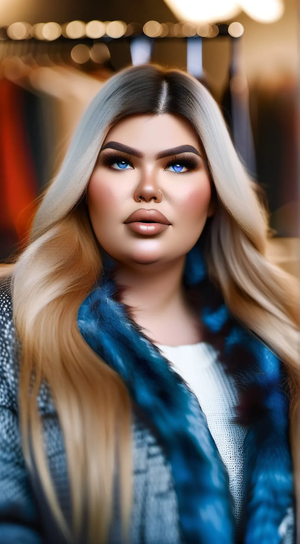 ai character: Obese Mom background