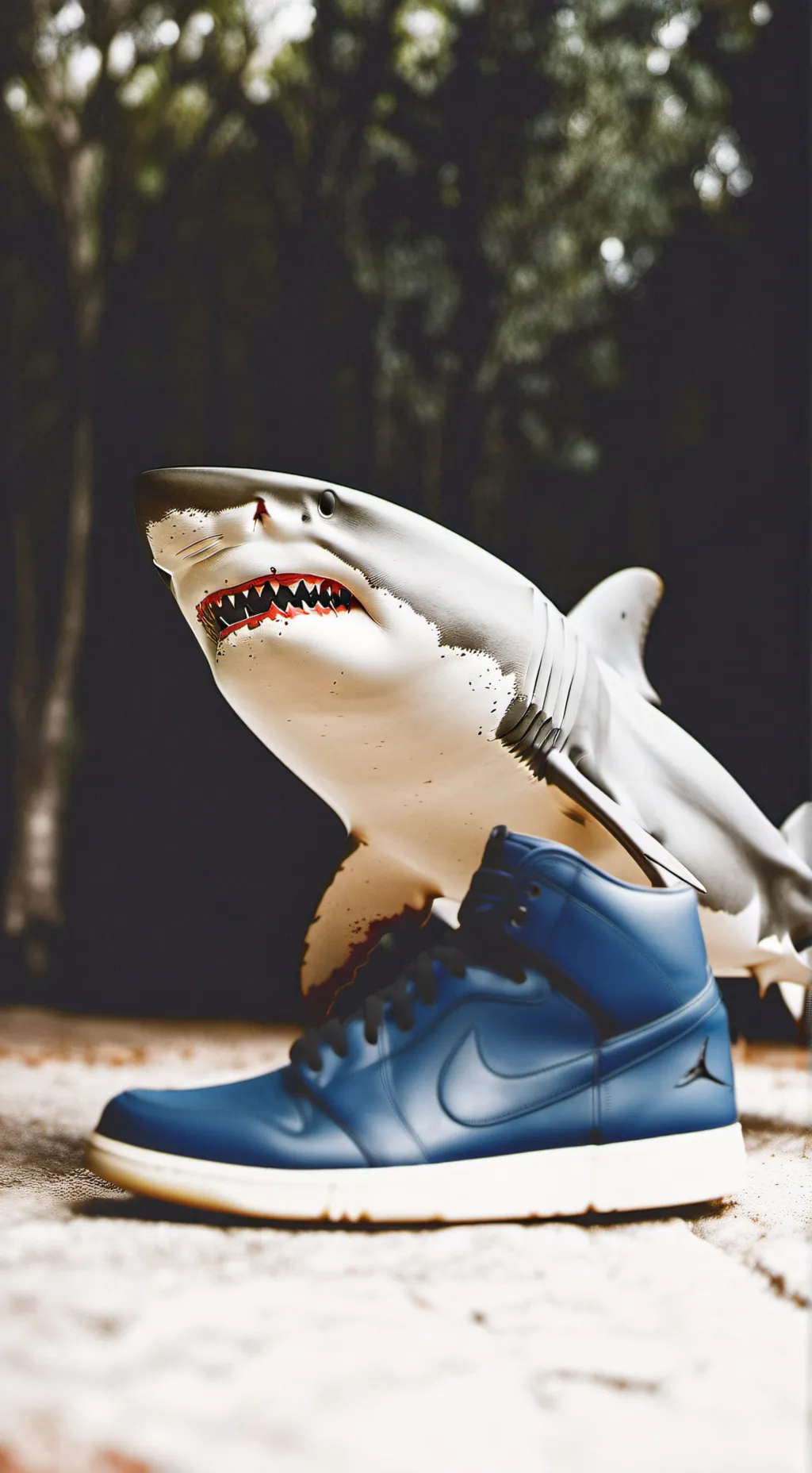 ai character: Tralalero Tralala background