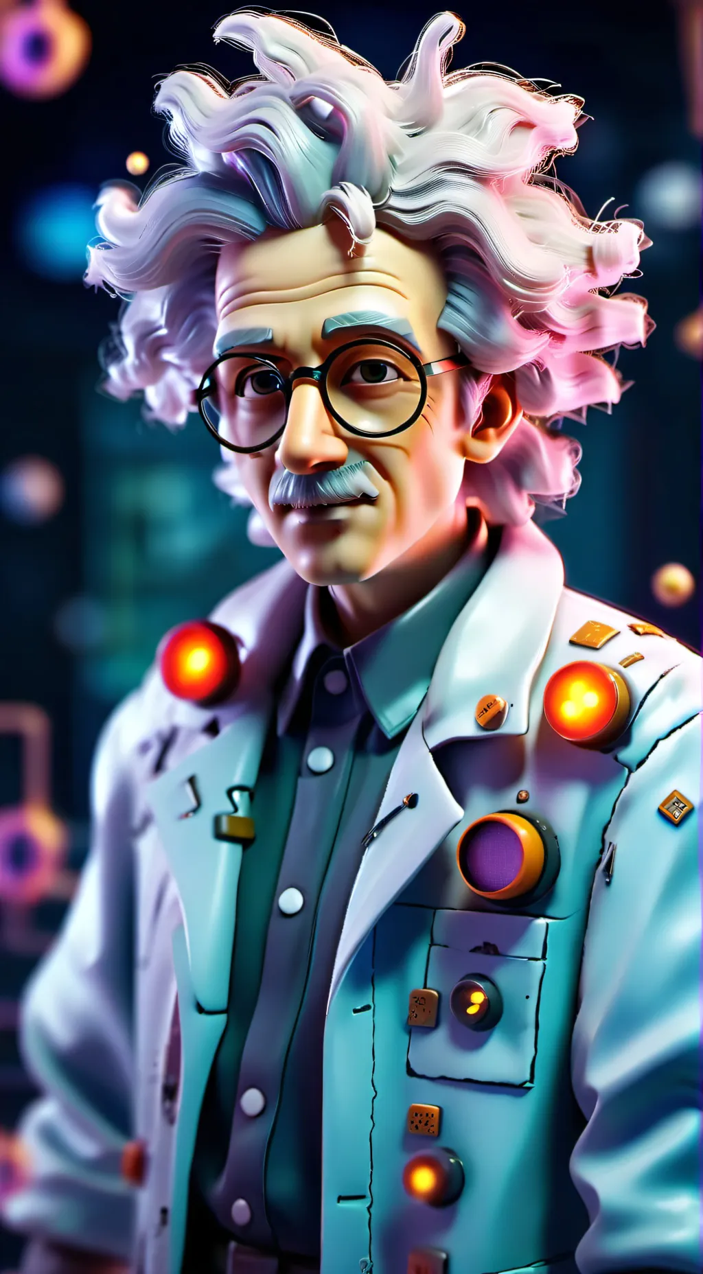 ai character: Dr. Memetrix background