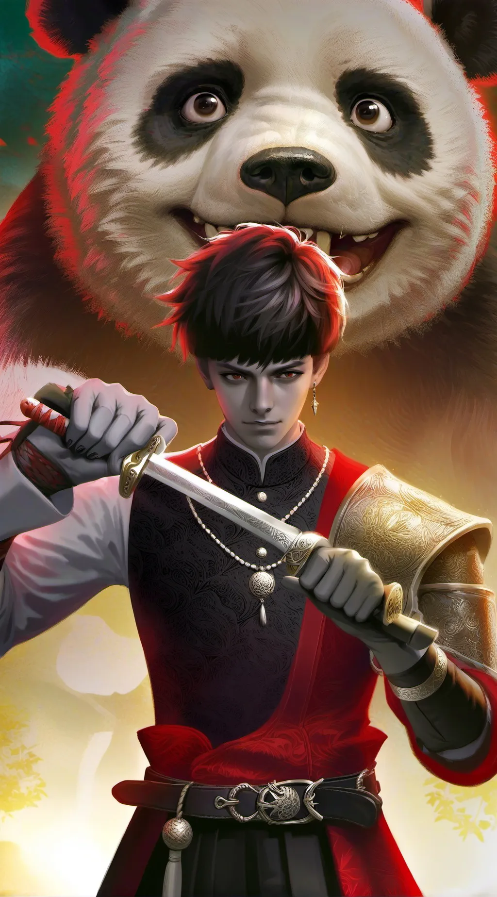 ai character: friends sleepover background