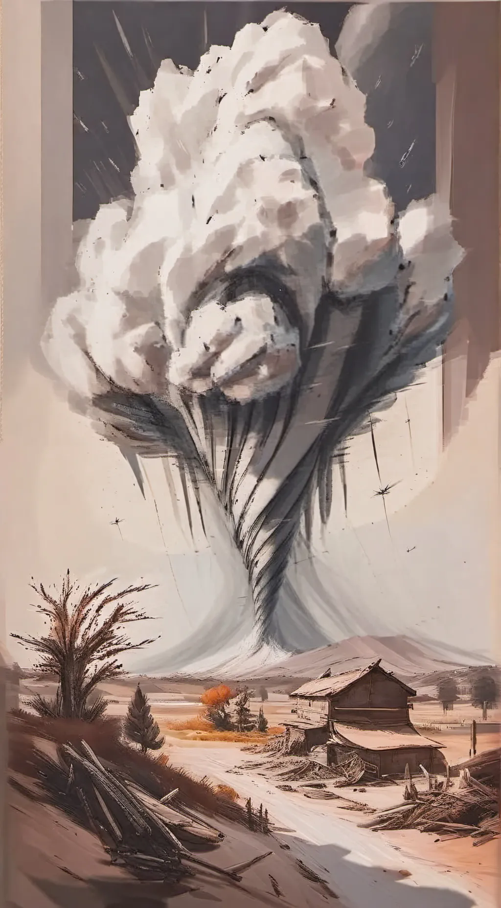 ai character: tornado  background