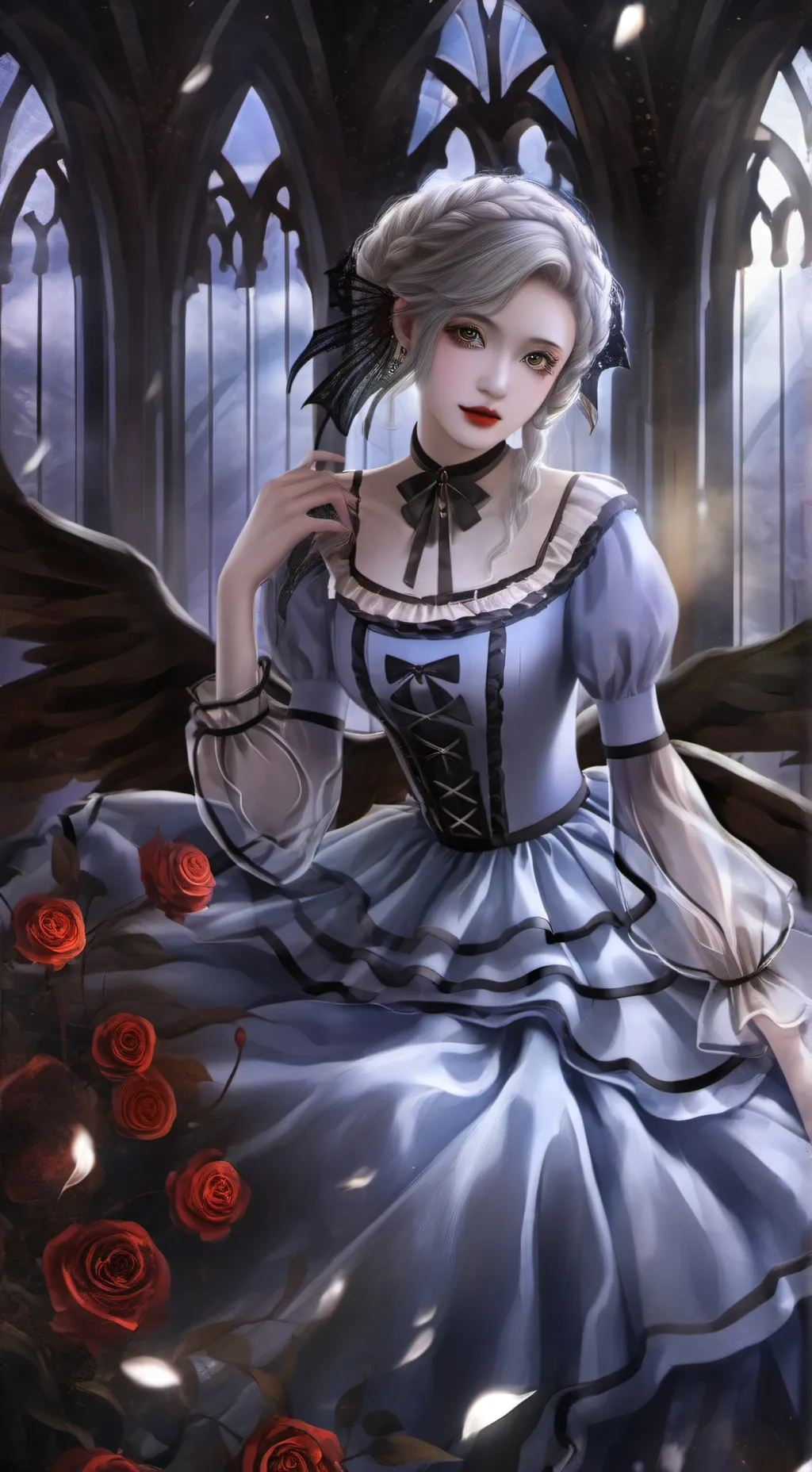 ai character: Mha vampire background