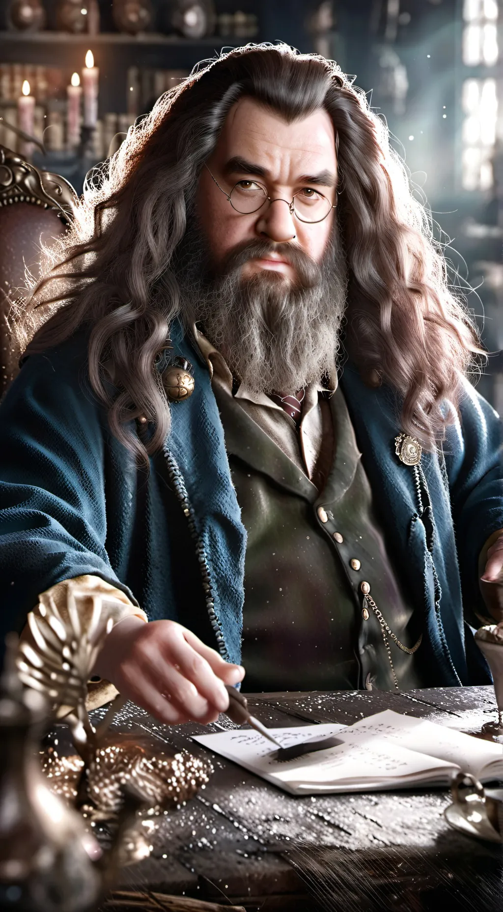 ai character: Hagrid background