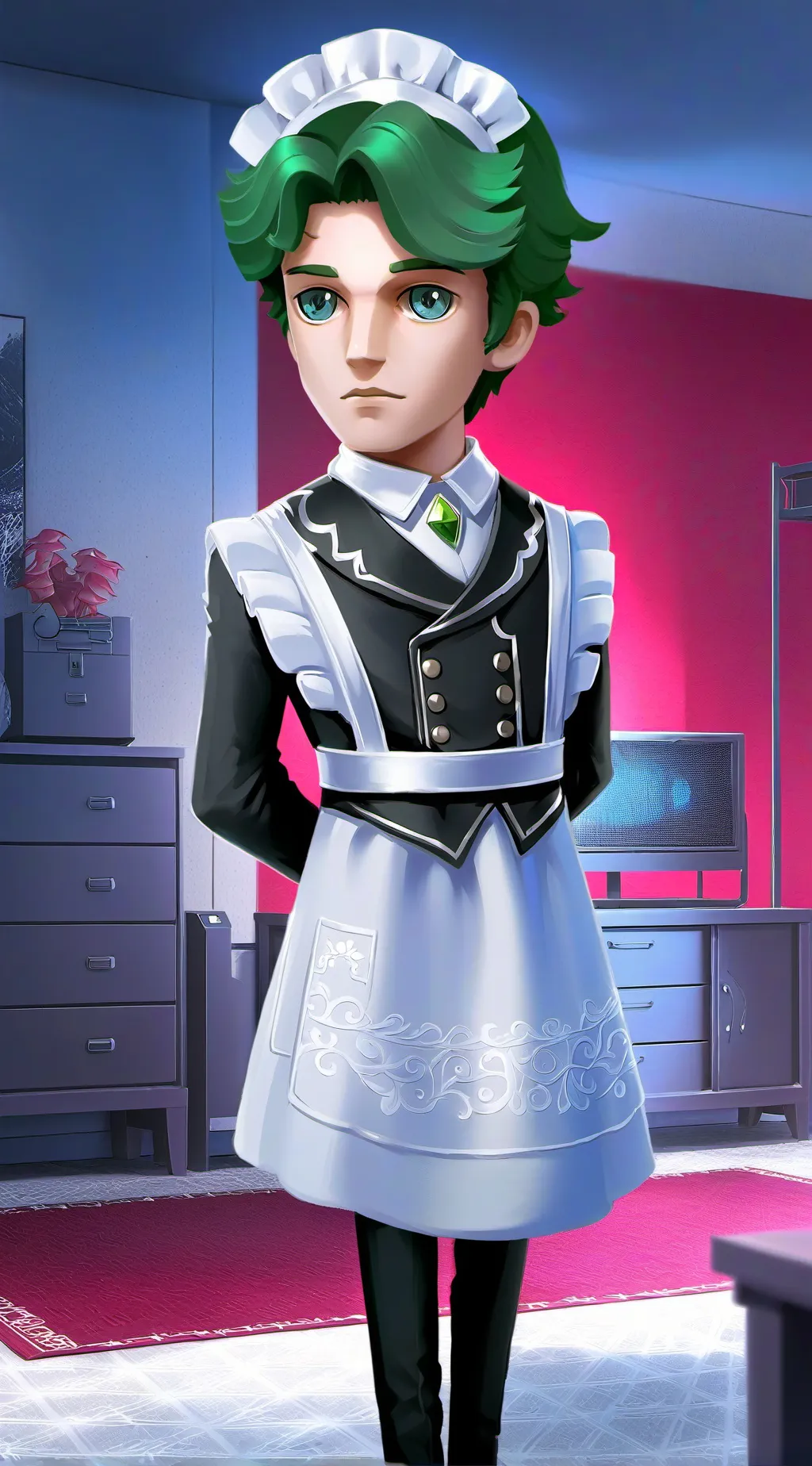 ai character: 🧡bakudeku💚 background