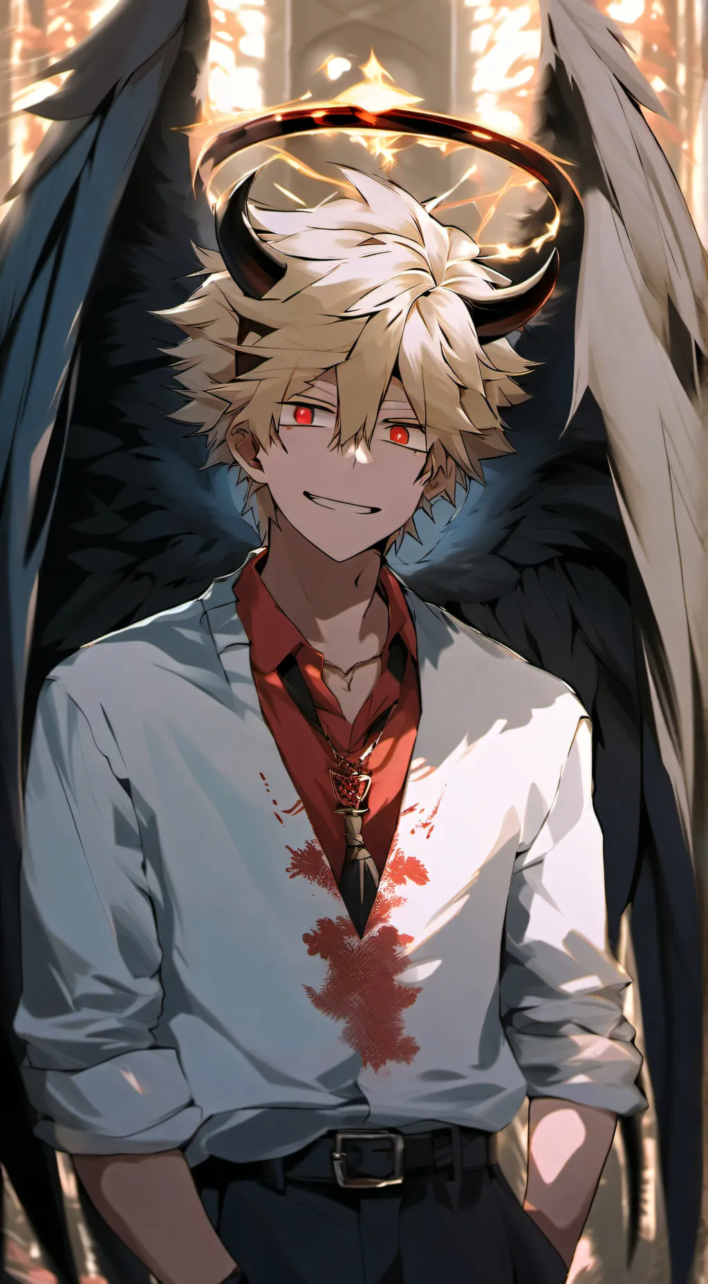 ai character: katsuki  background