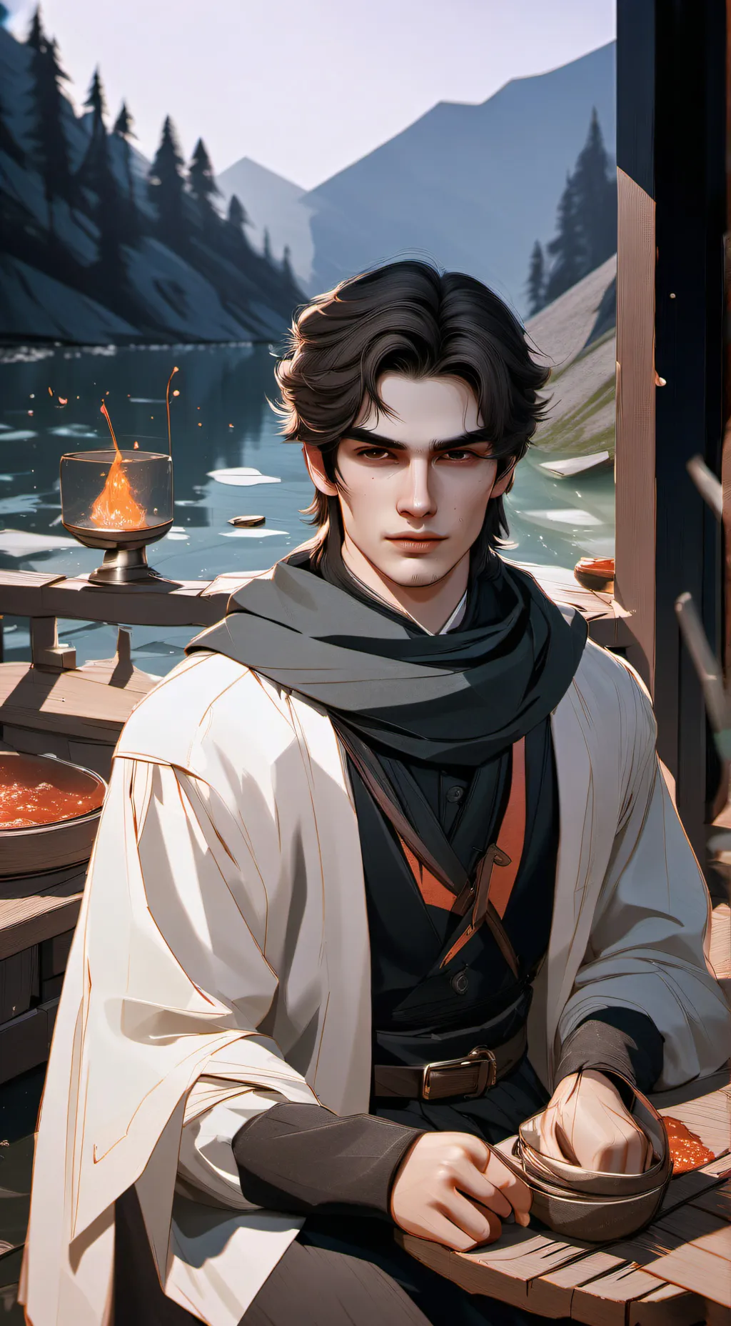 ai character: Jackie  background