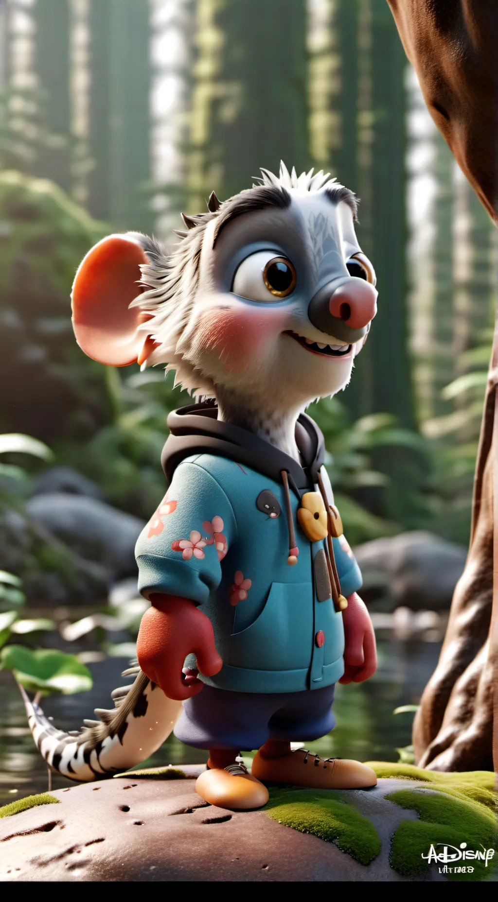 ai character: The wisdom rat background