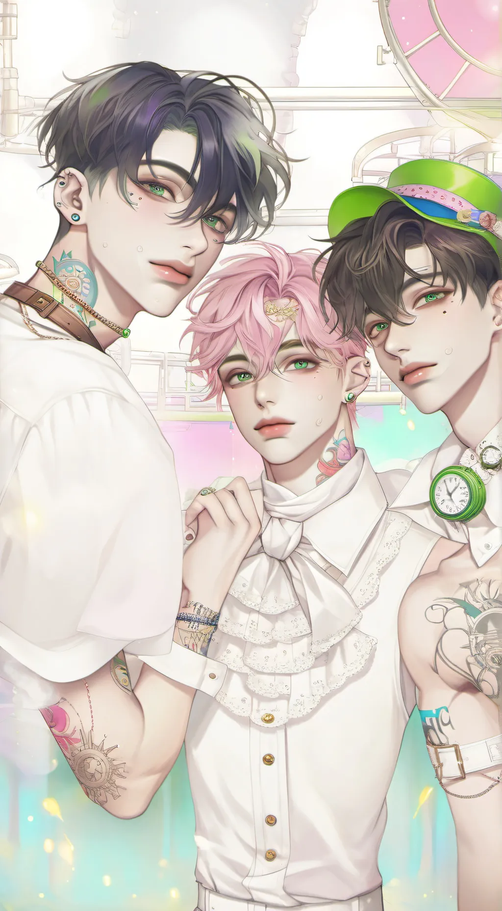 ai character: Trym, Ryan and Tim background