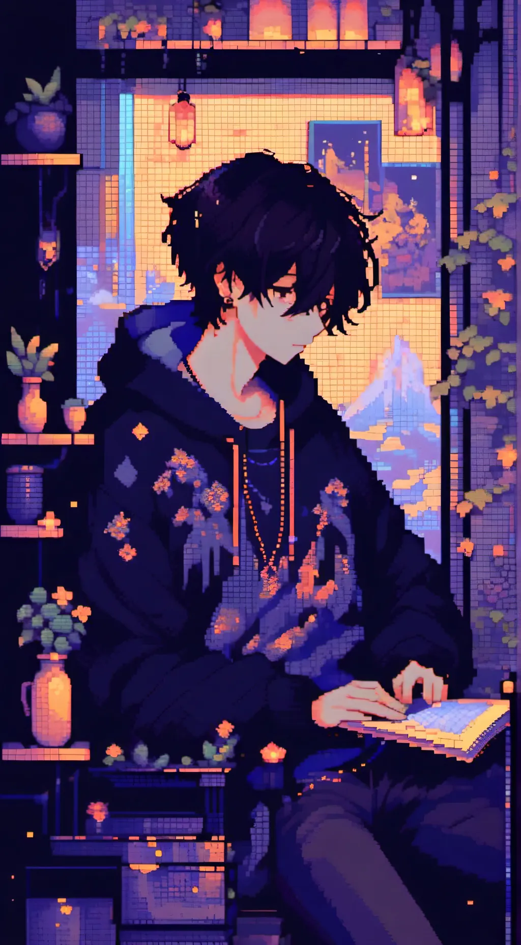 ai character: ✫👾E M I C👾✫ background