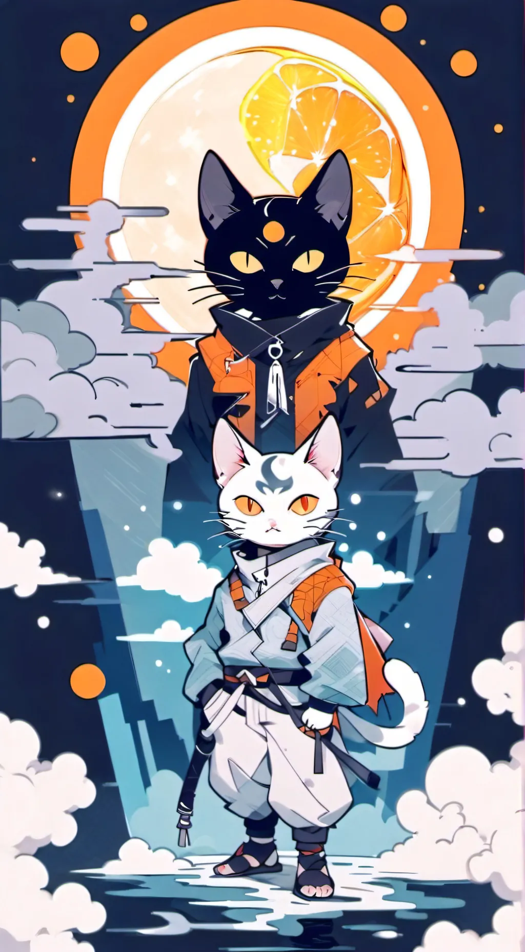 ai character: SparkFur  background