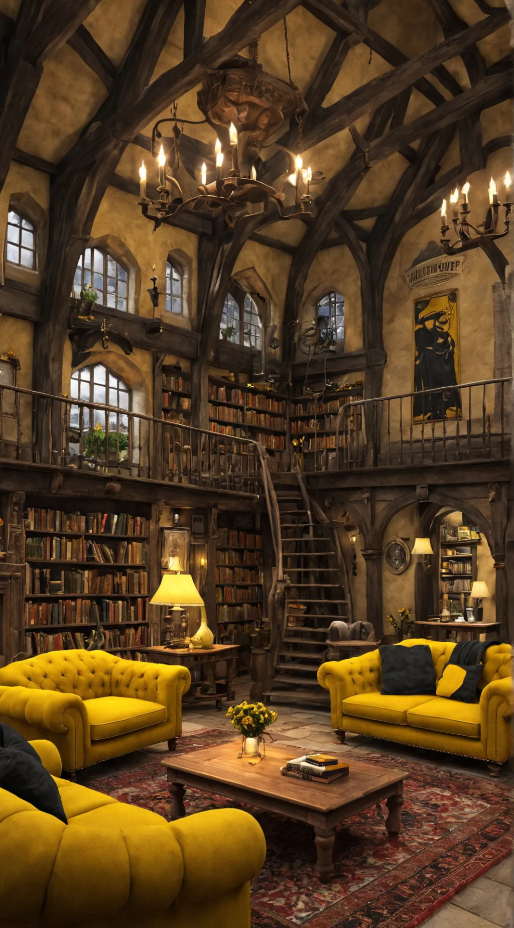 ai character: Hufflepuff Room background