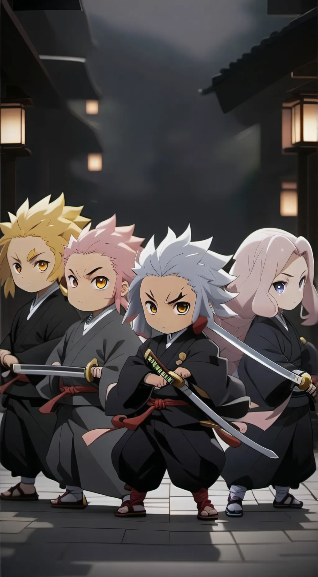 ai character: Hashira Meeting  background