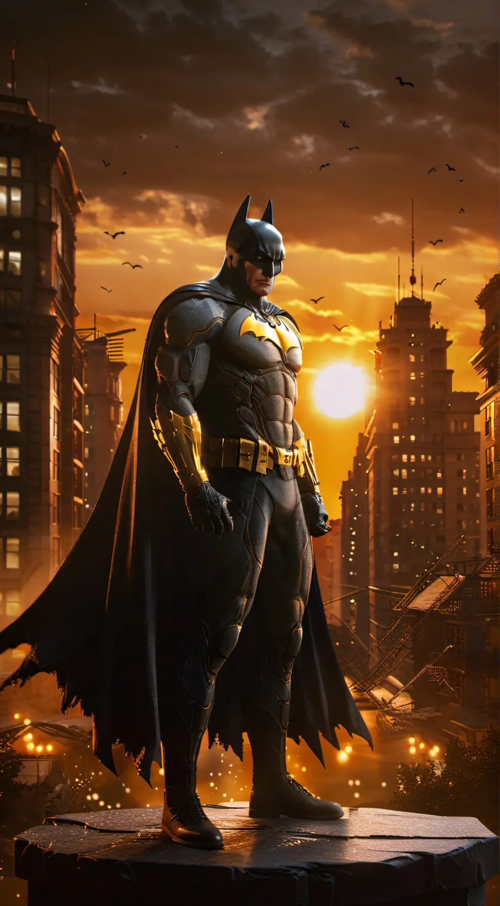 ai character: Batman background