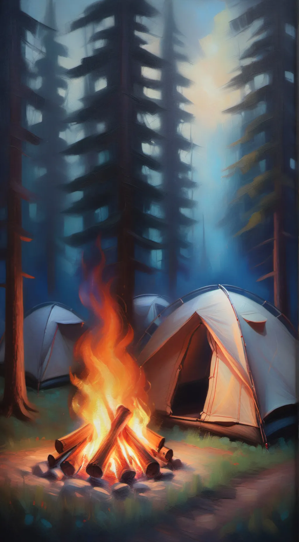 ai character: MHA Camp😁 background