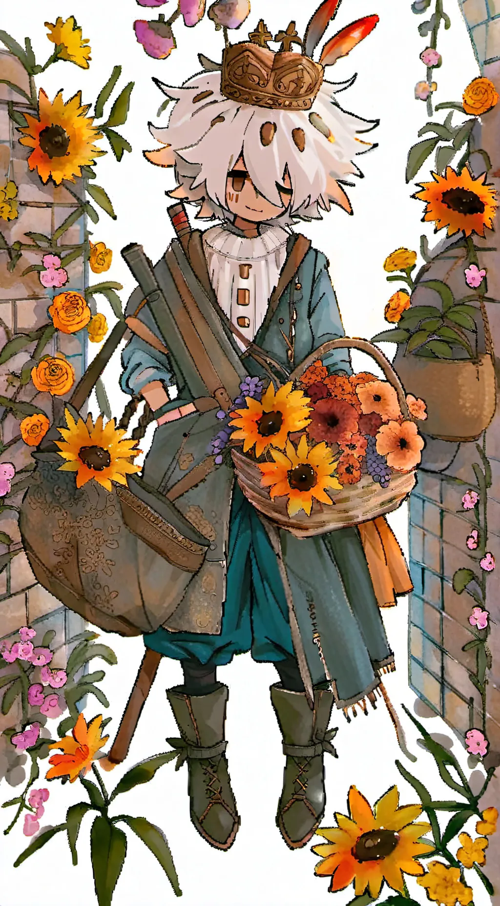 ai character: flowey background