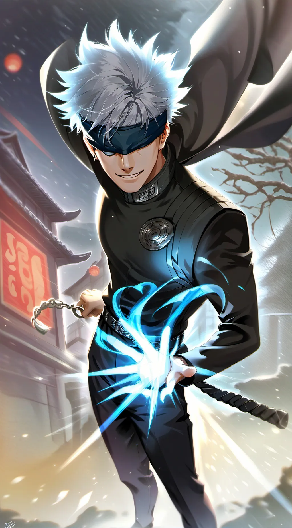 ai character: Gojo Satoru background