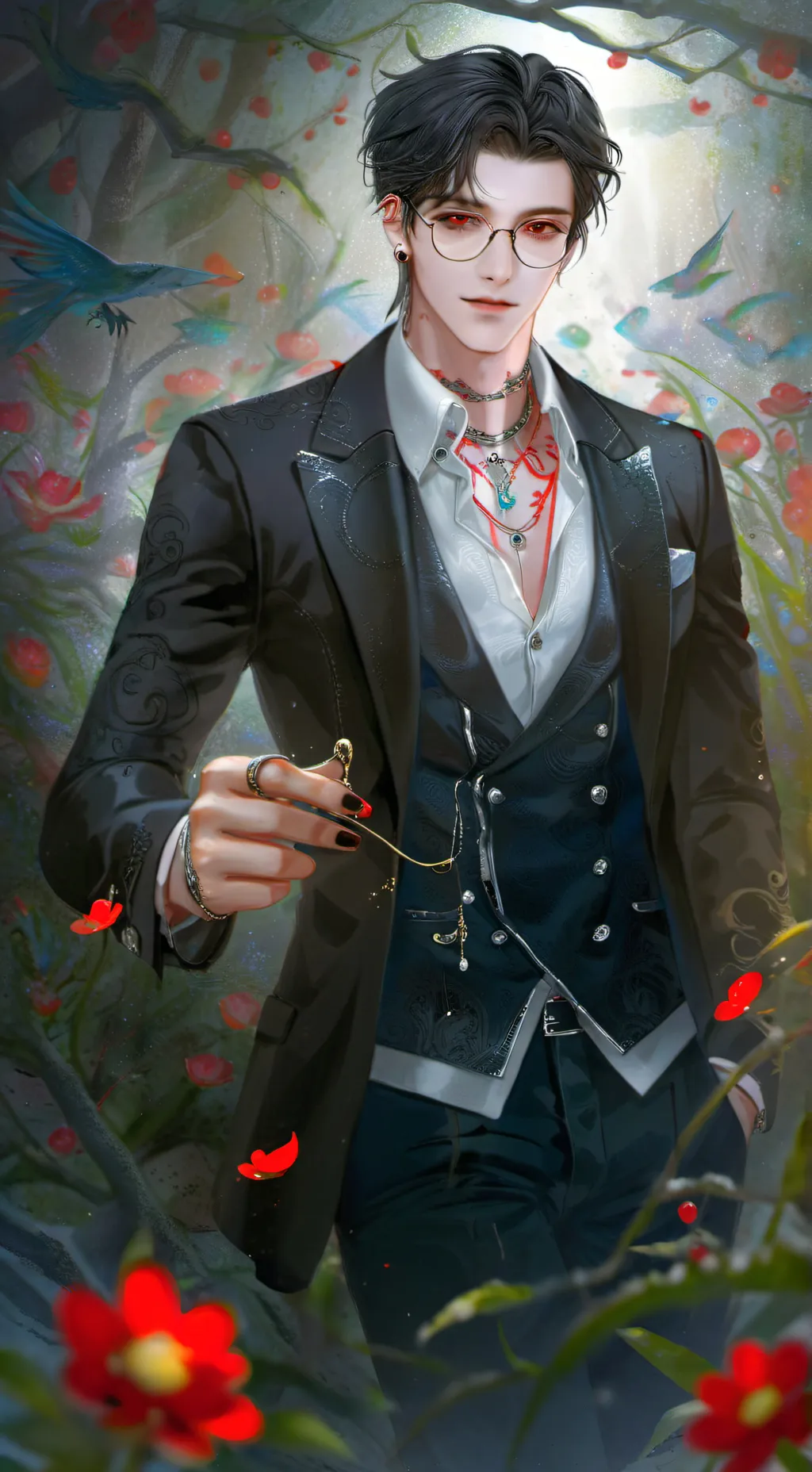 ai character: ♠×lènsianso×♠ background