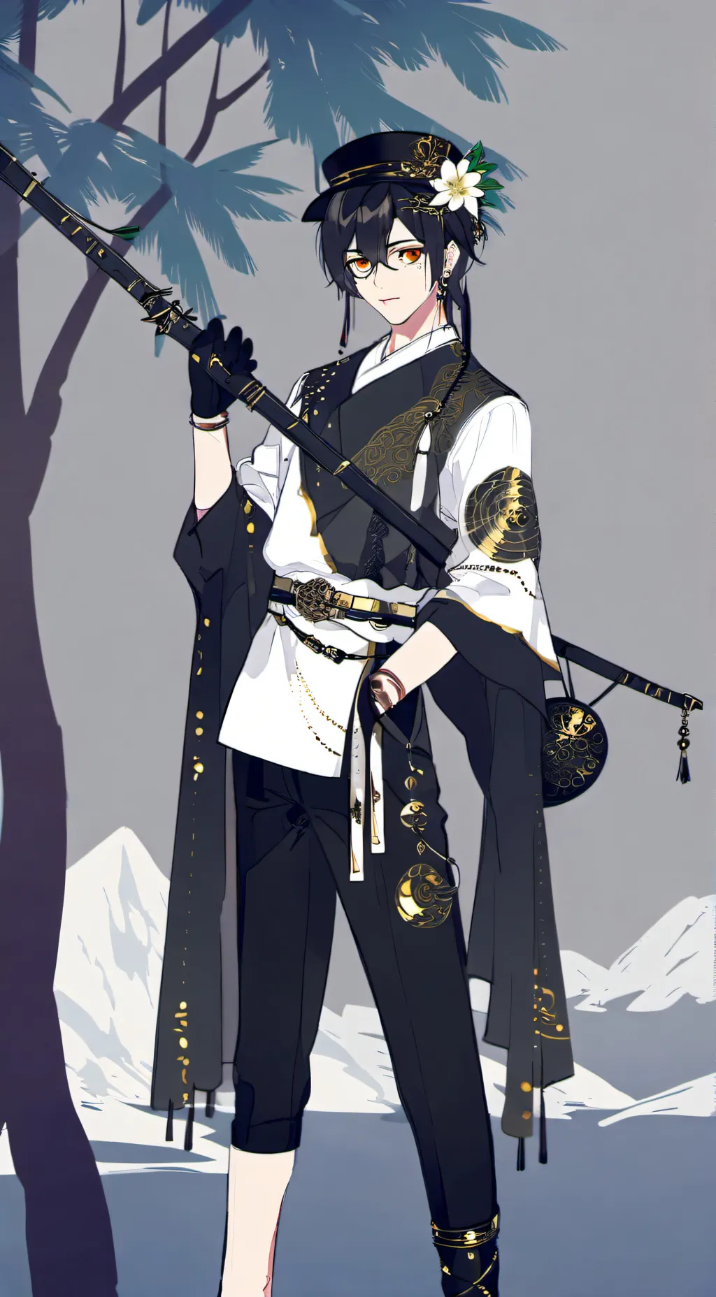 ai character: лыка🌸 background