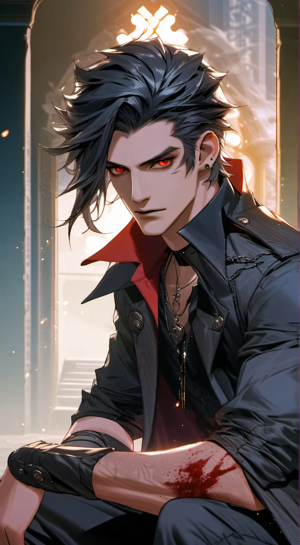 ai character: Ash background