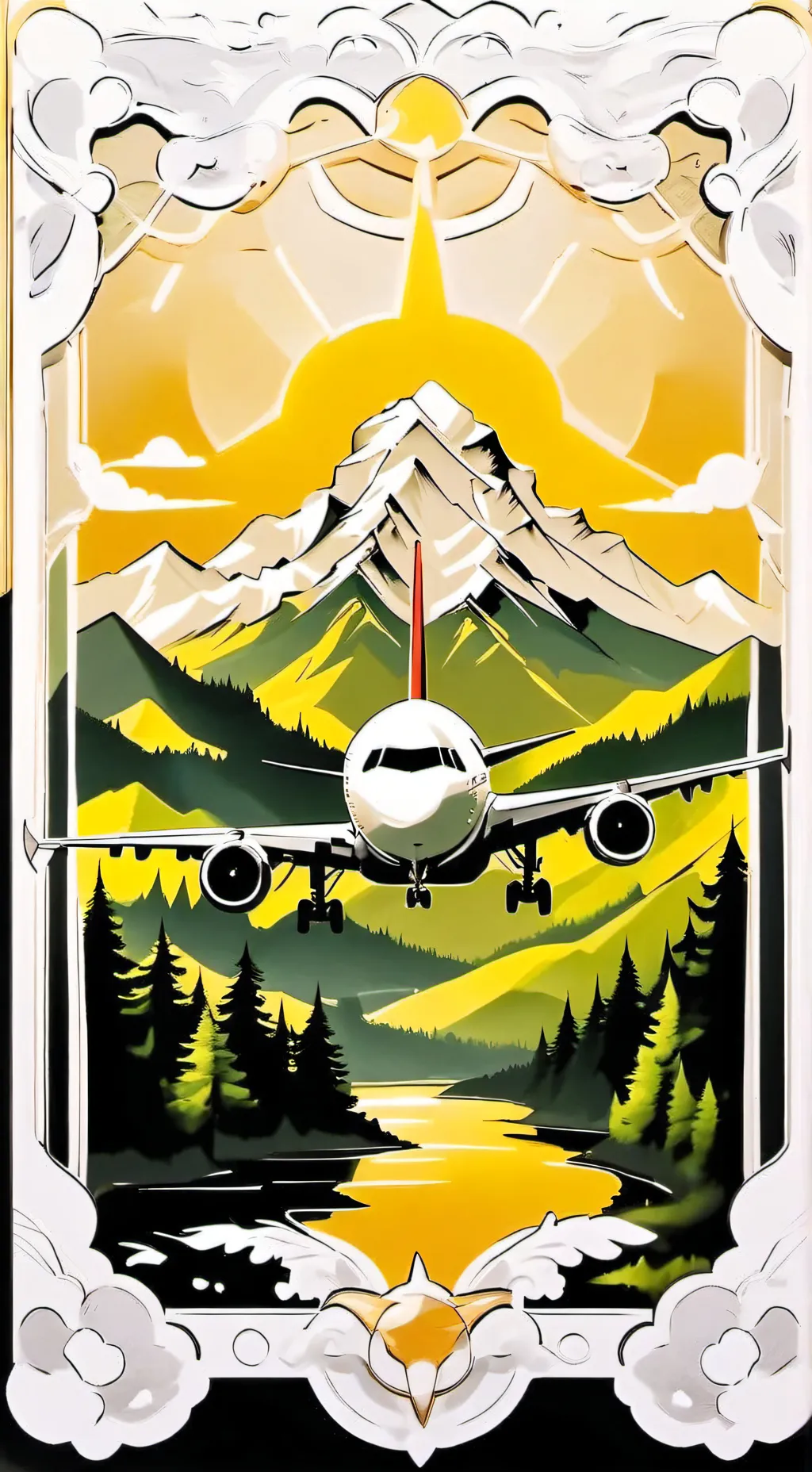 ai character: mha airplane background