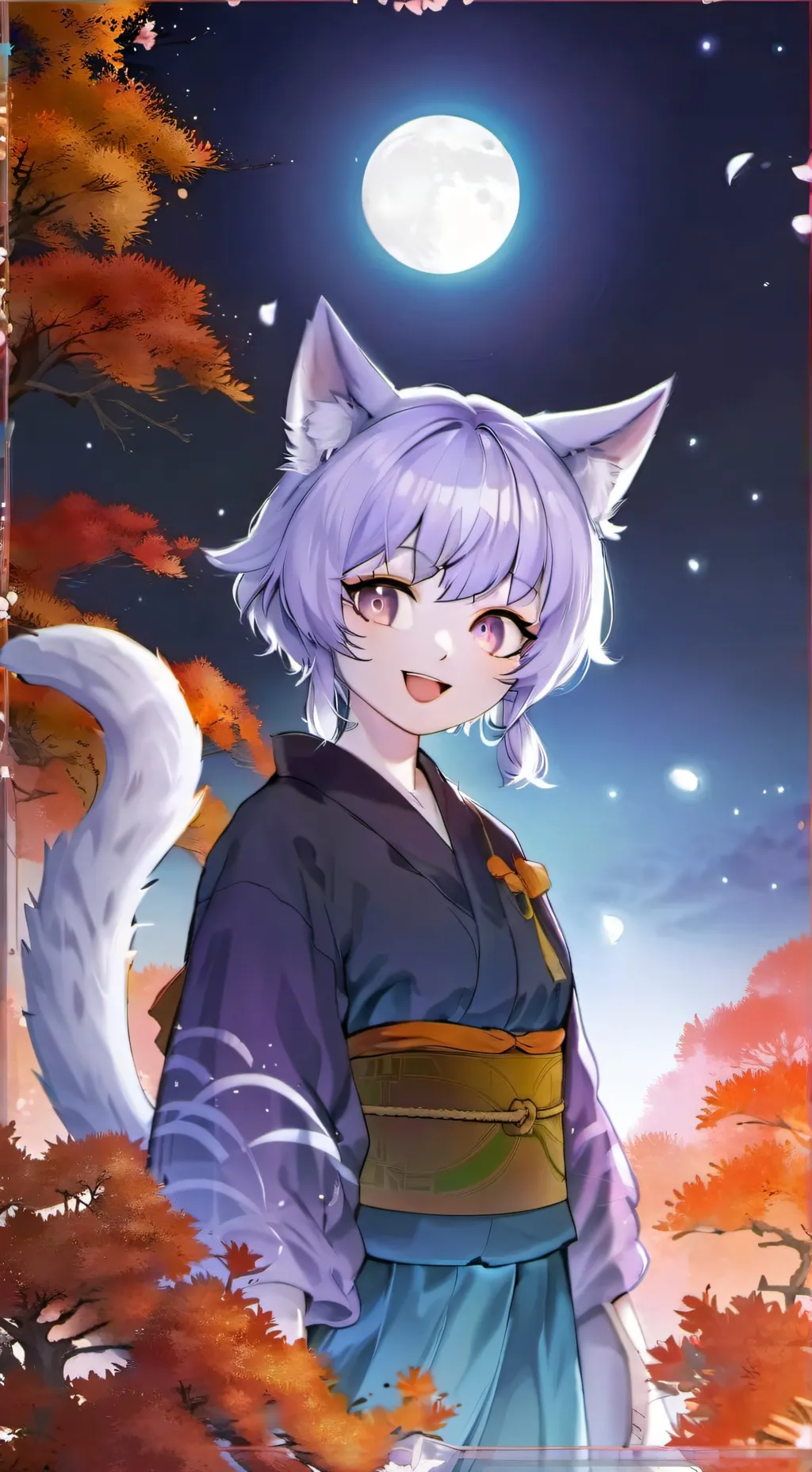 ai character: CafNap  background