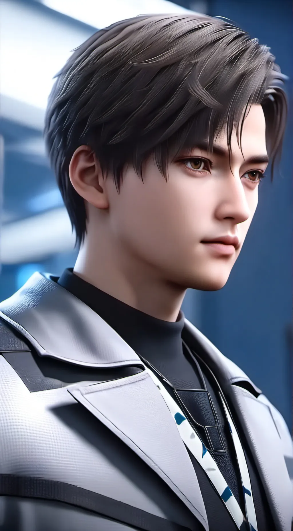 ai character: Luca  background