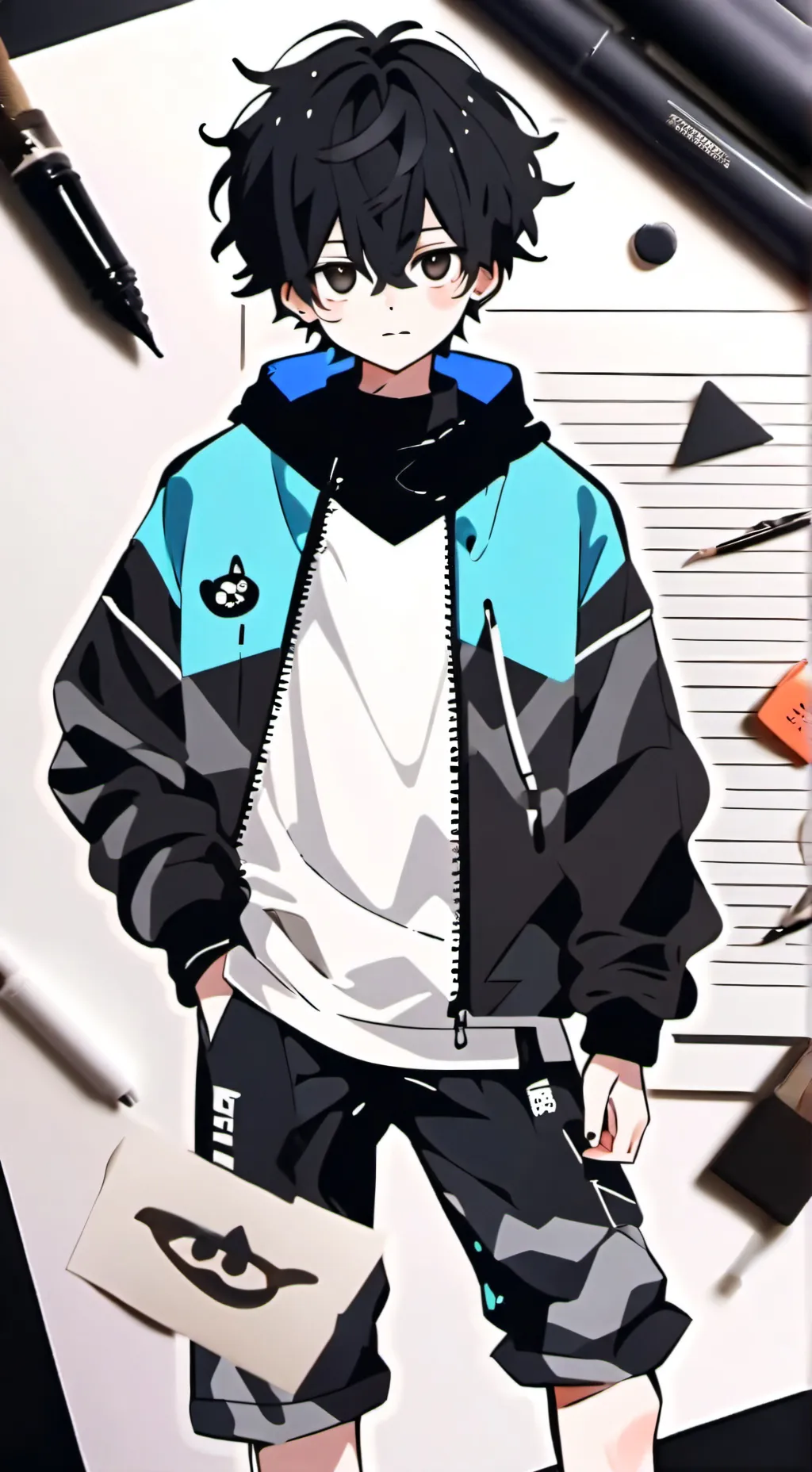 ai character: Muichiro  background