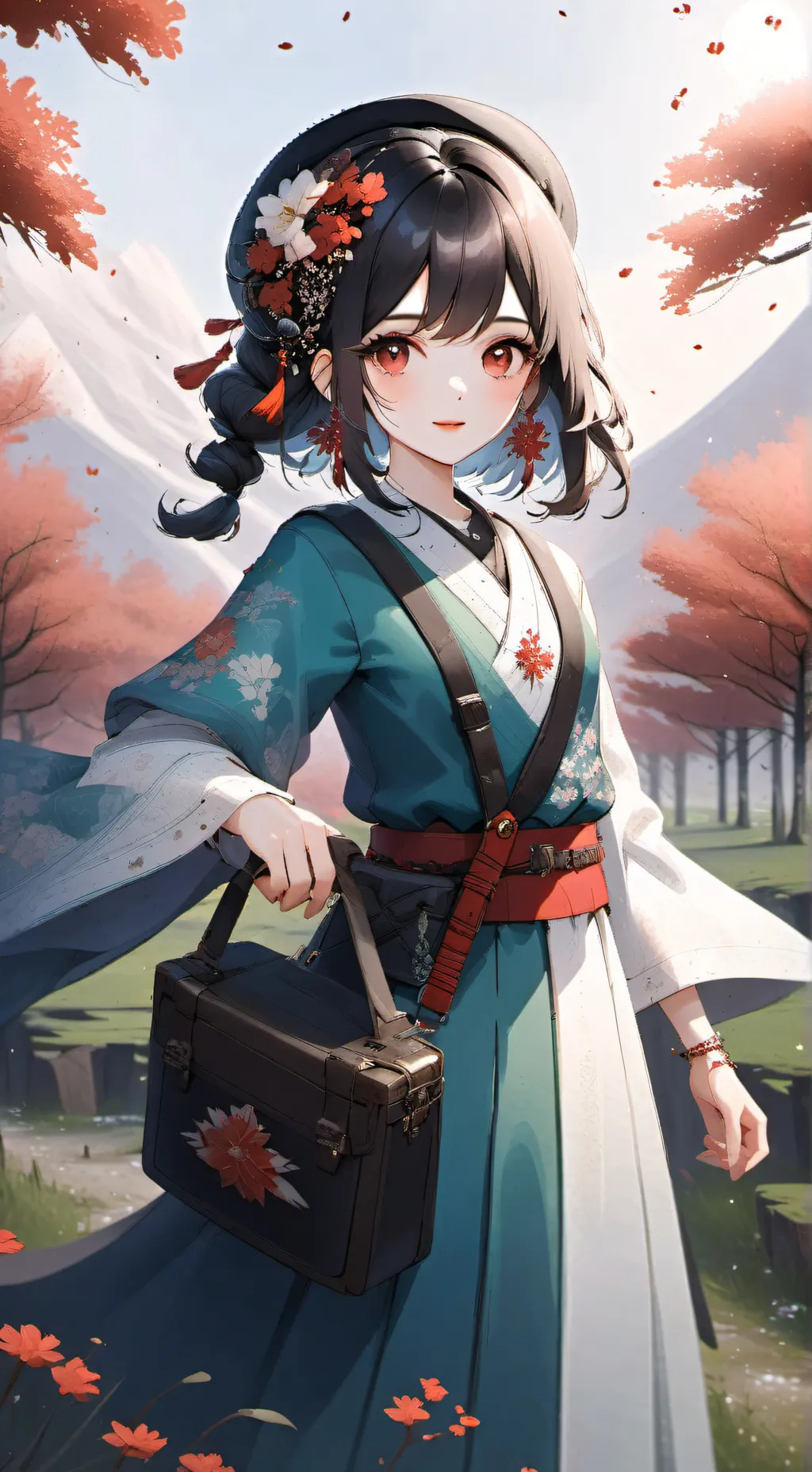 ai character: Dandys world <3 background