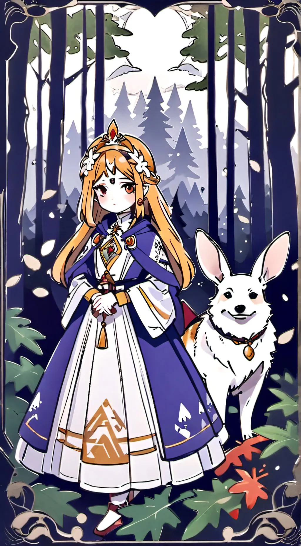 ai character: Eva background