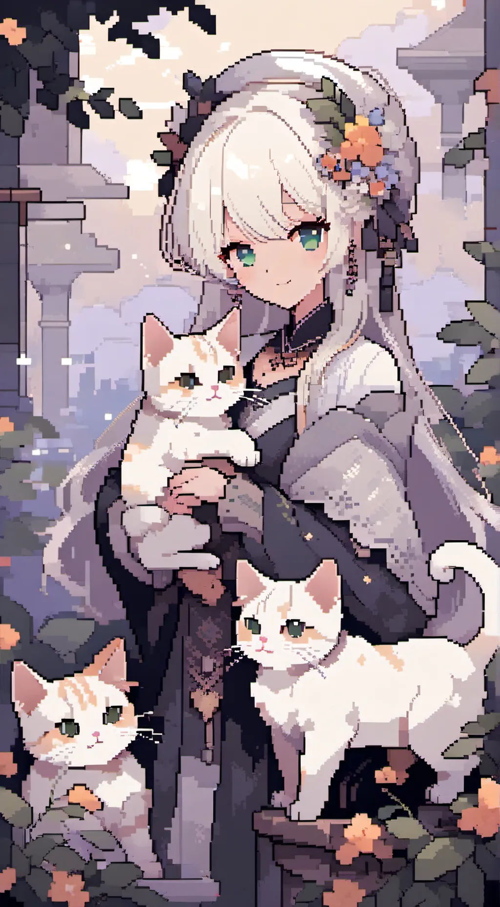 ai character: Autumn  background