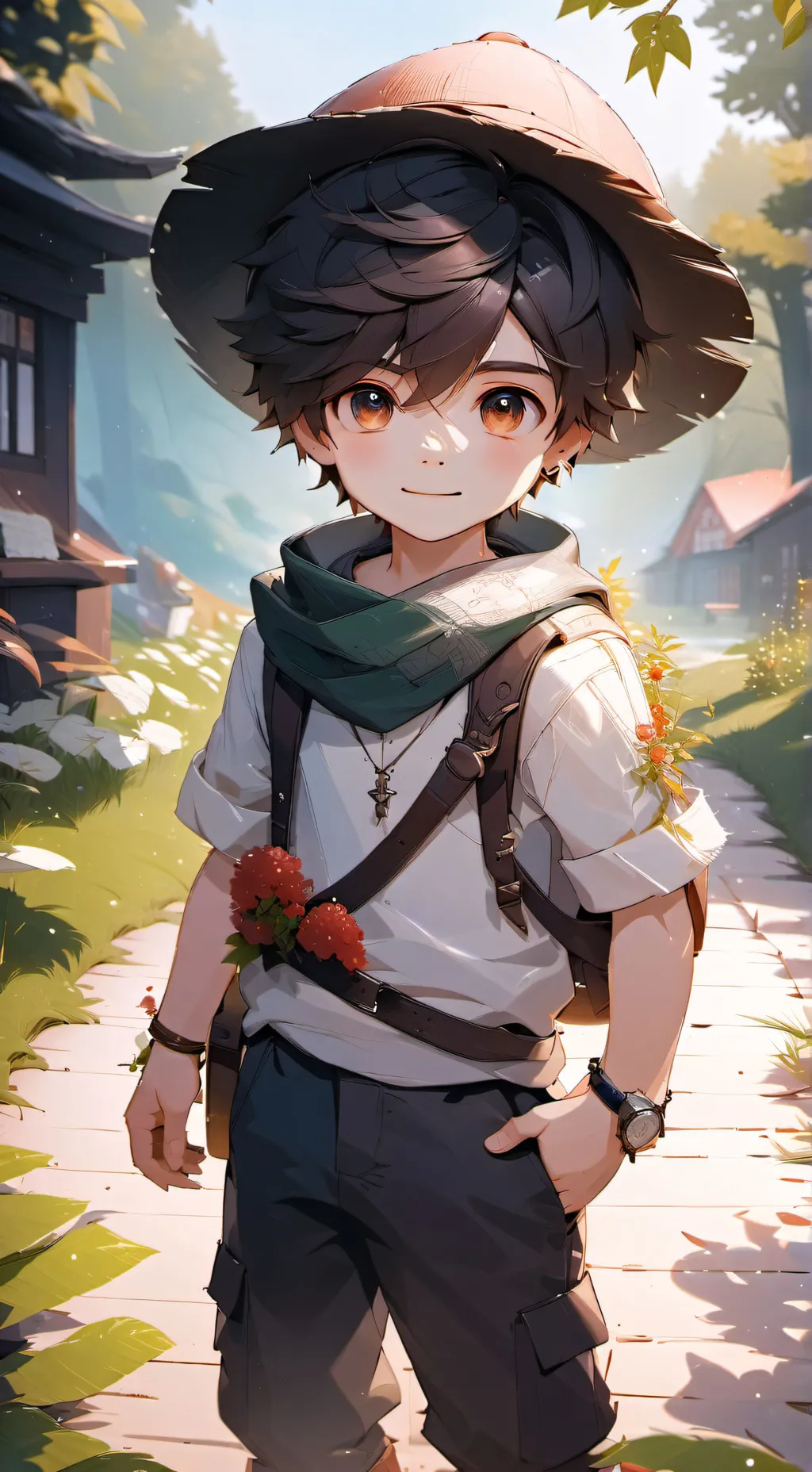 ai character: son and you background