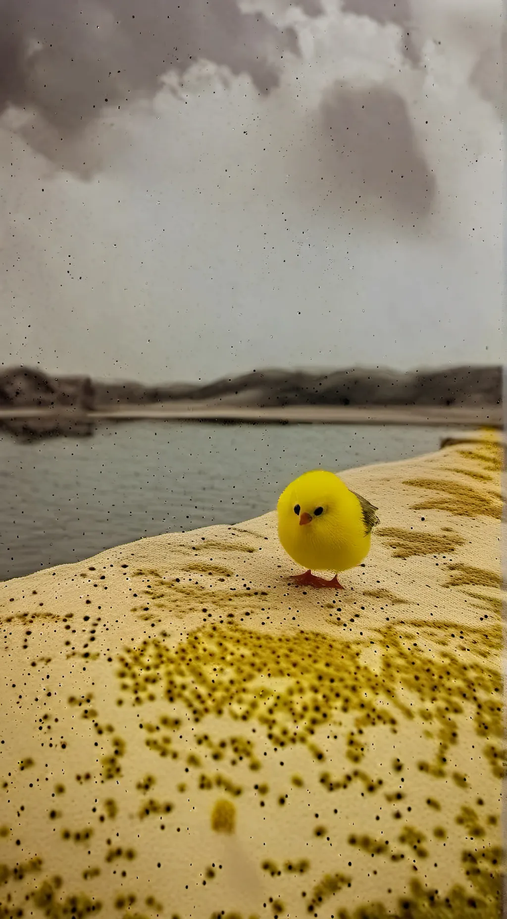 ai character: pollito background