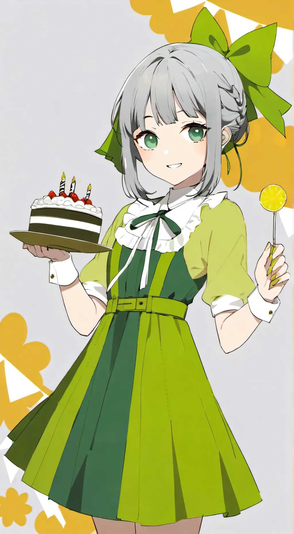 ai character: Seu aniversário 🎂 background