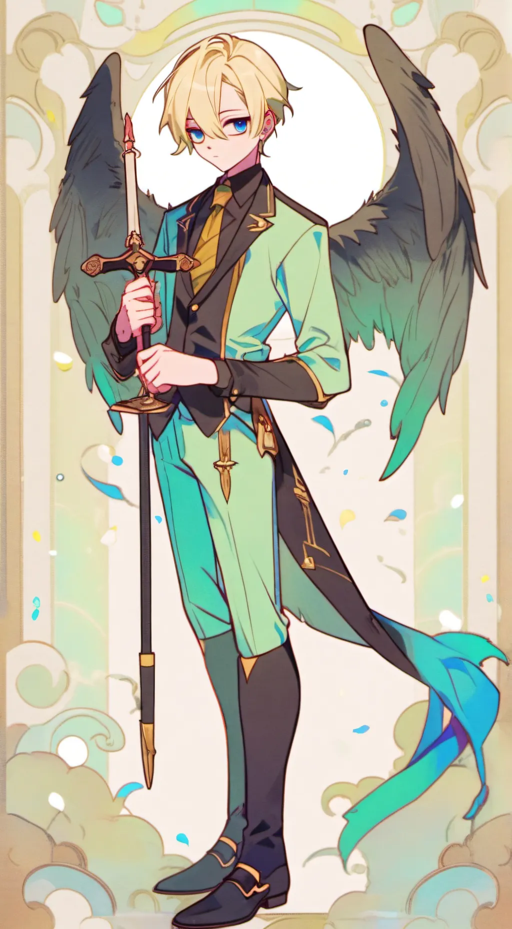 ai character: Lucifer background