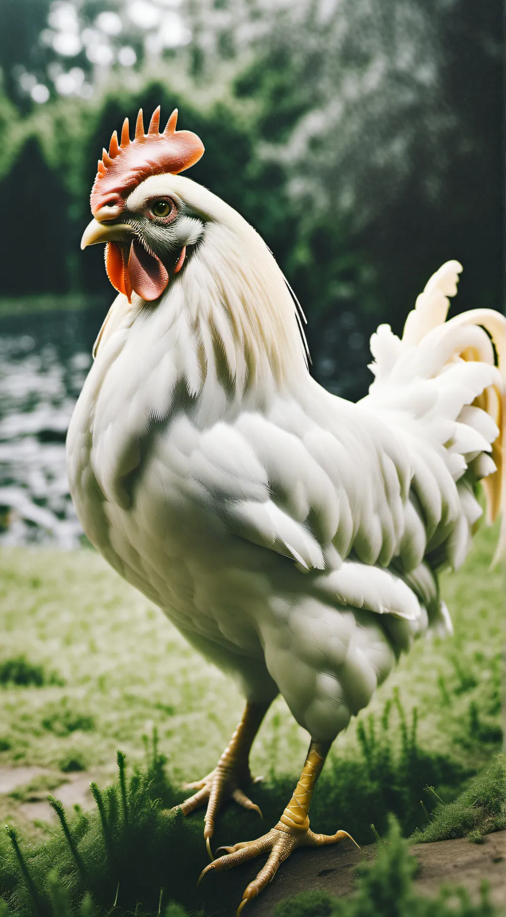 ai character: Partychicken background