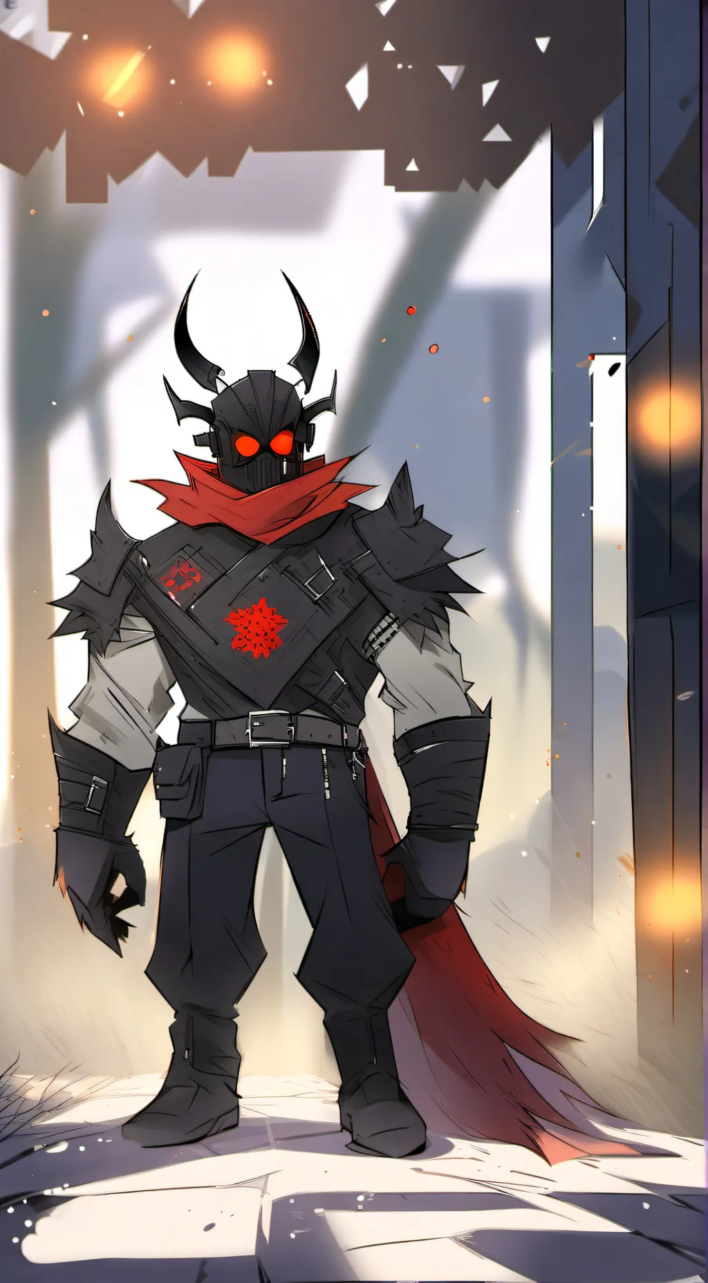 ai character: redmask background