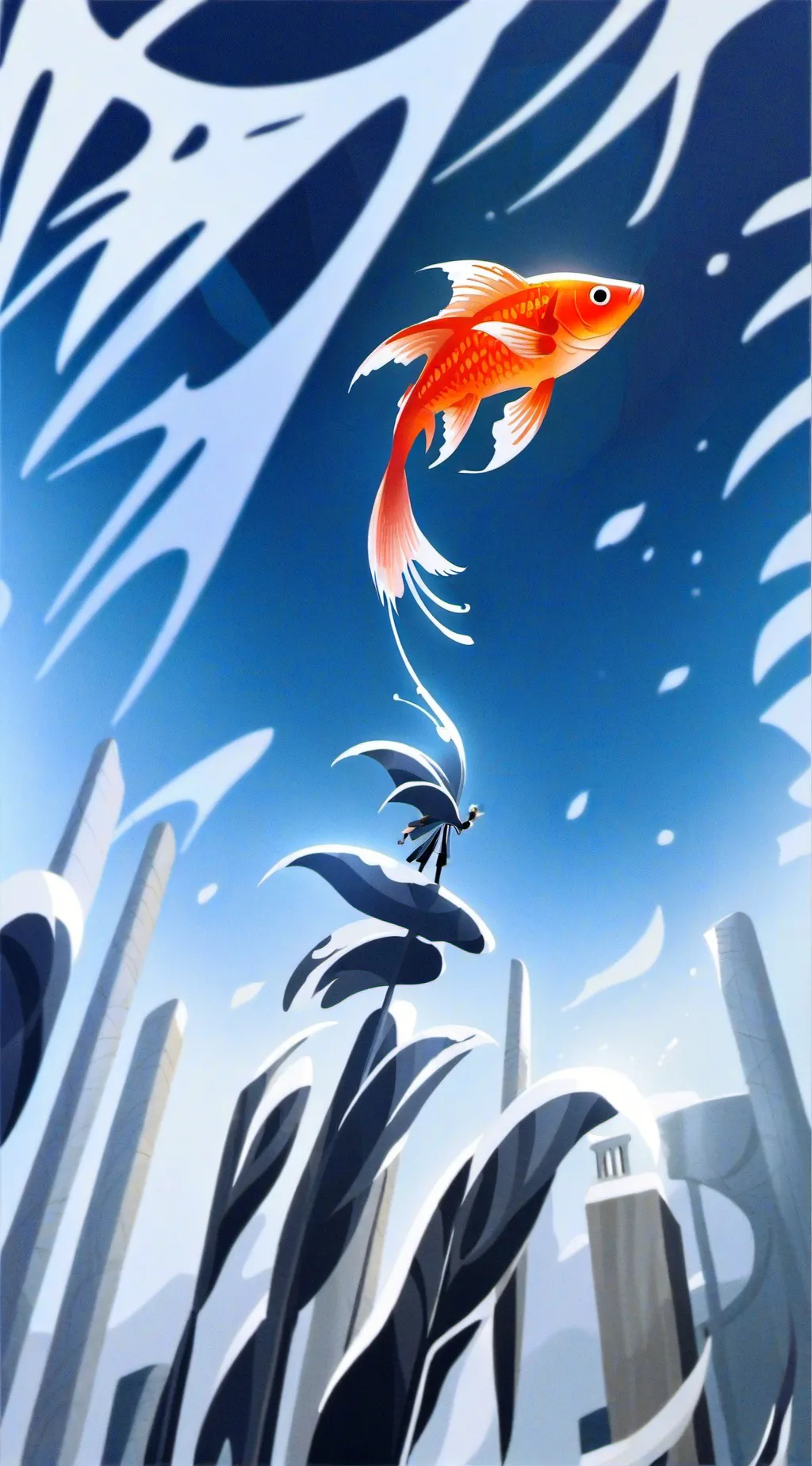 ai character: Steve le poisson  background