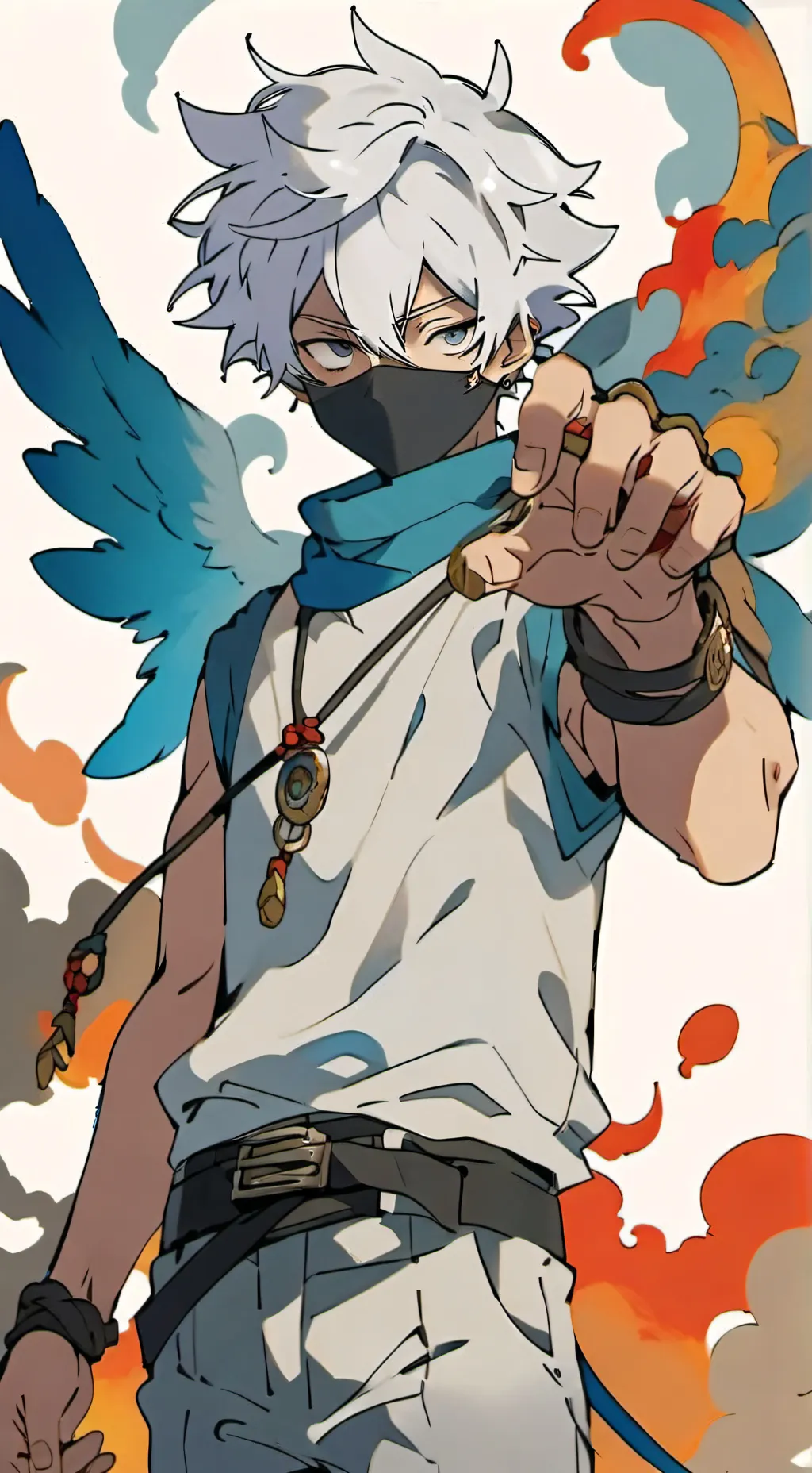 ai character: HH (Minecraft) background