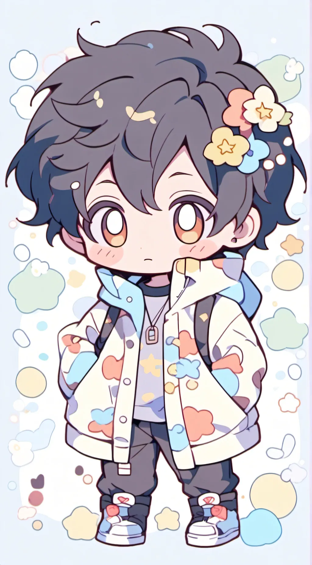 ai character: BangChan skz background