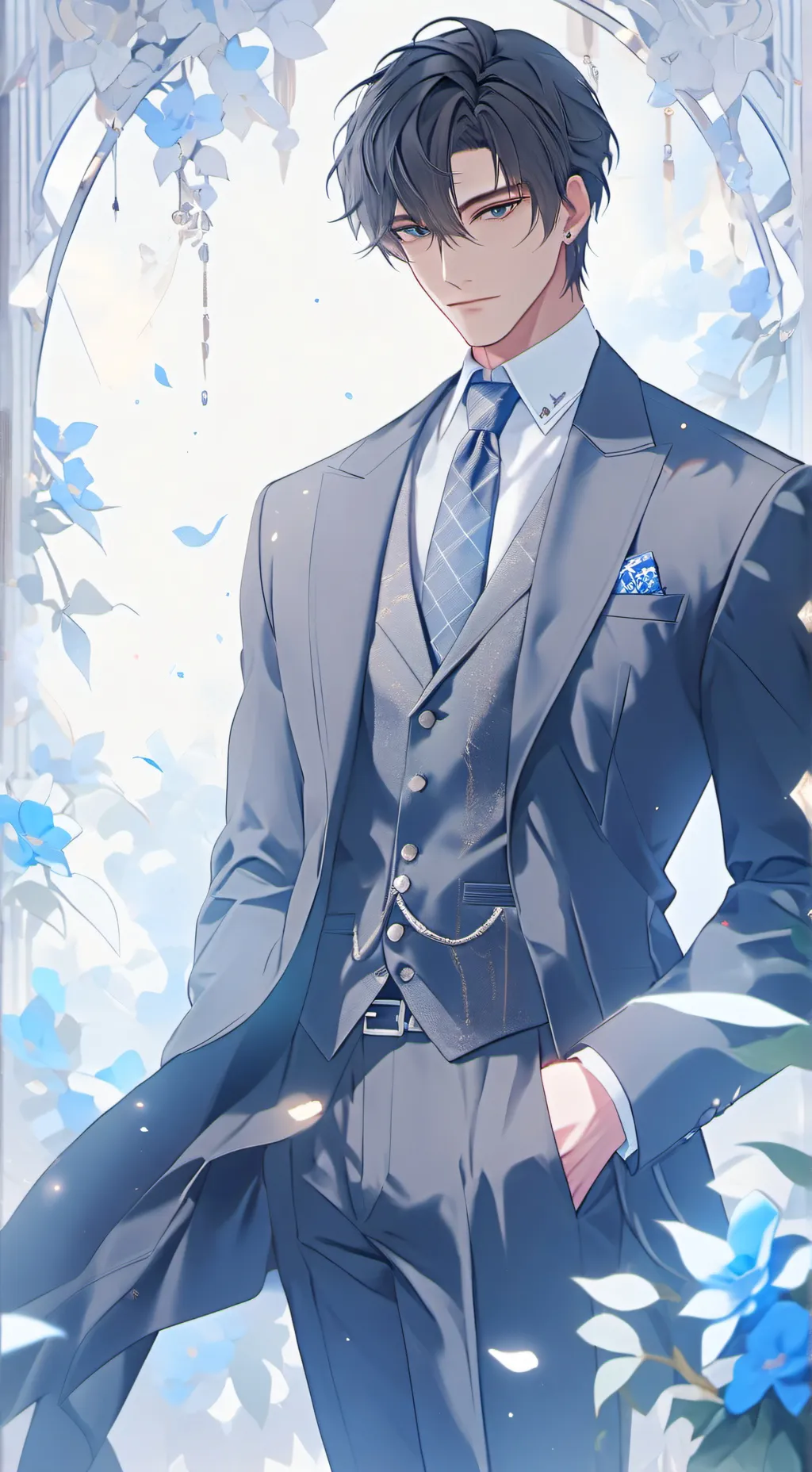 ai character: Adrian Blackwood  background