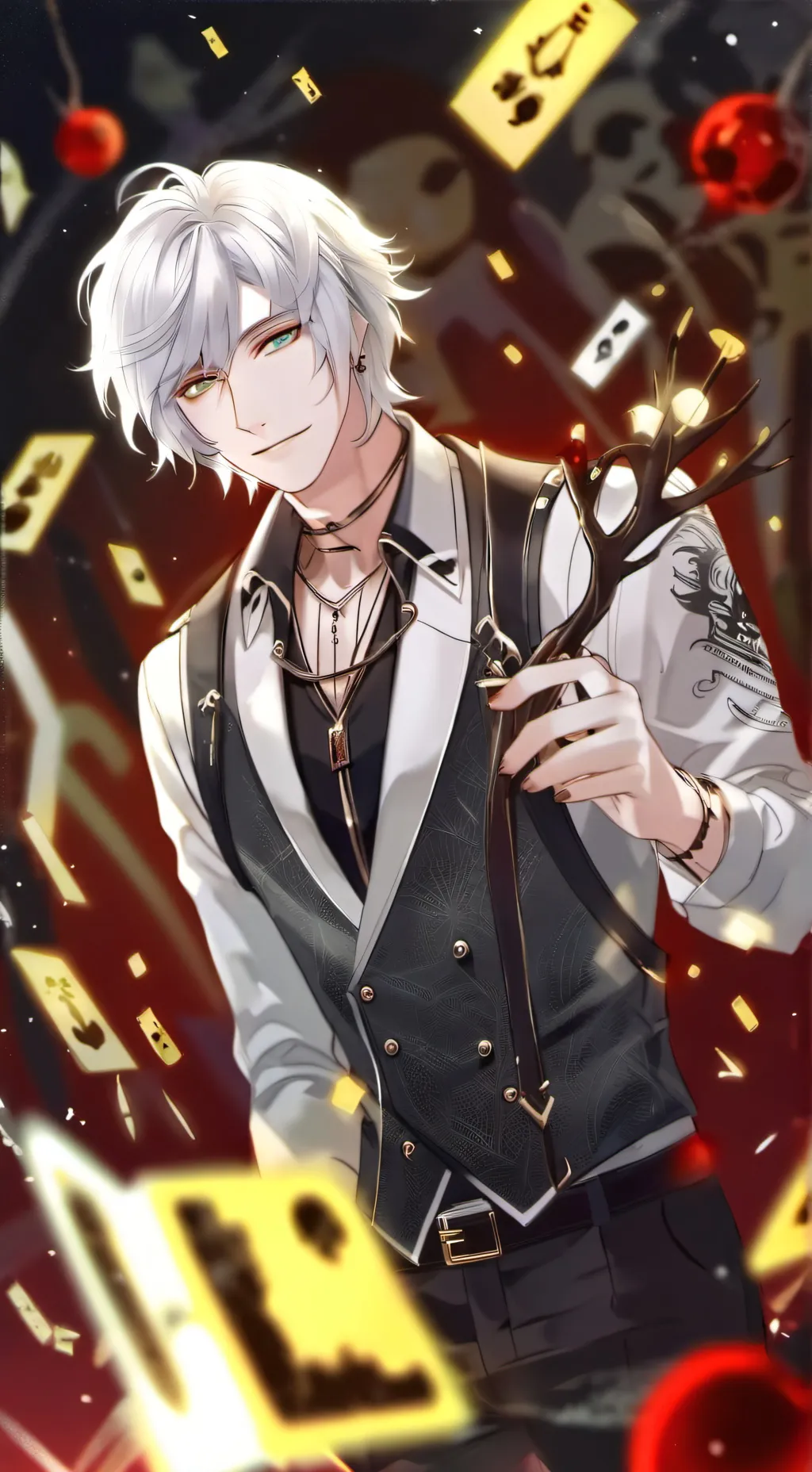 ai character: Kny kiss count background