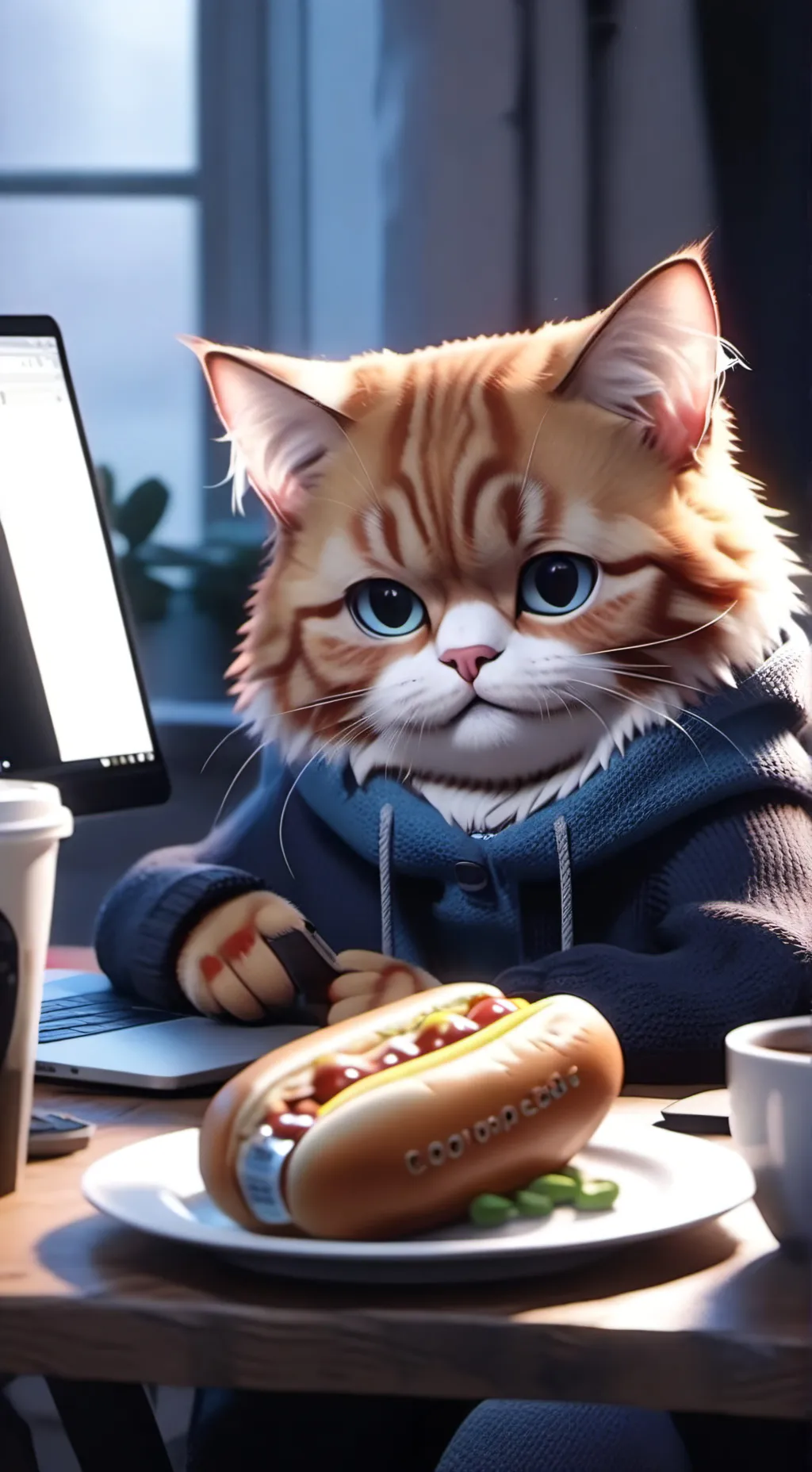 ai character: Garlicky background