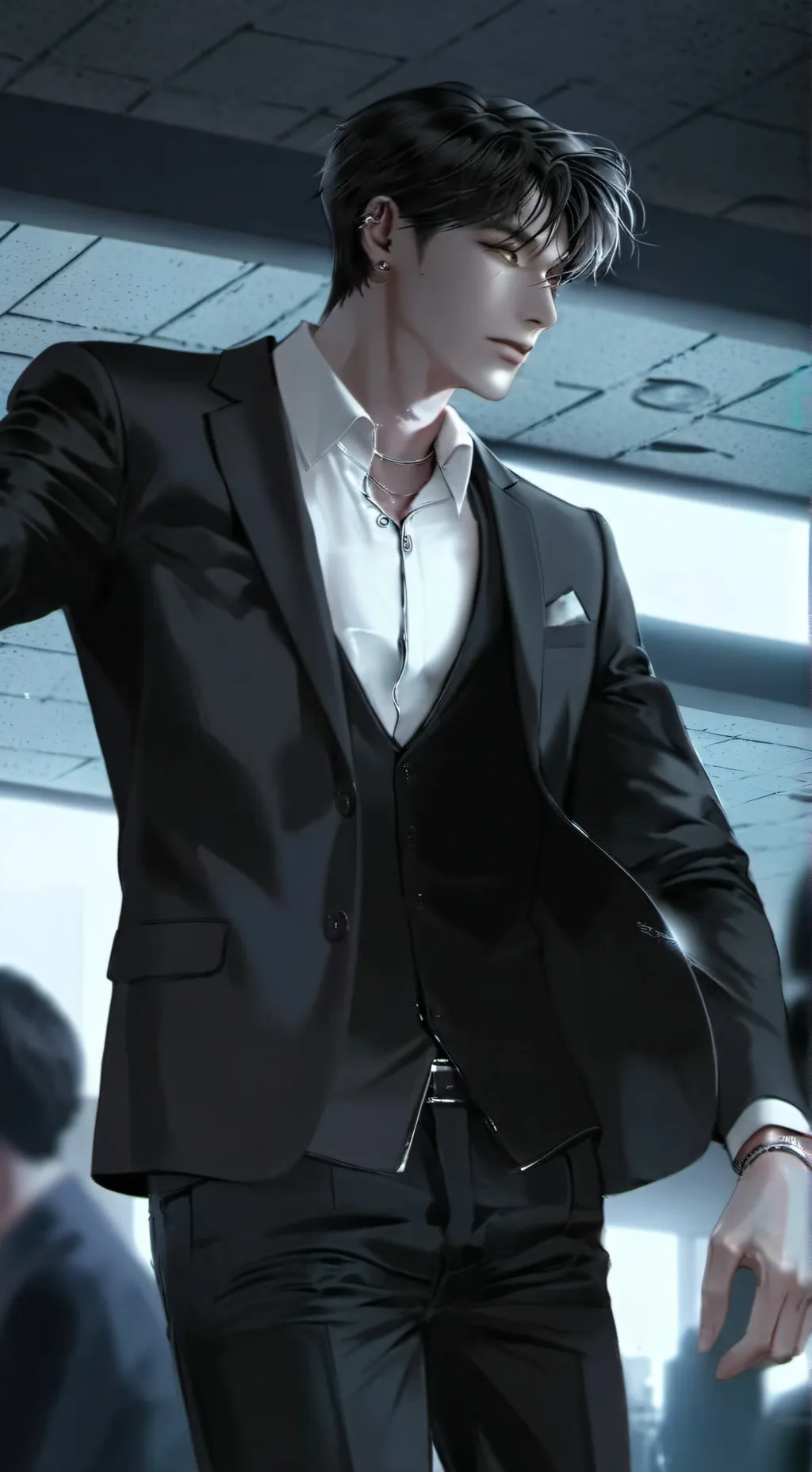 ai character: James.𐙚𖥔 ˖⁺ background