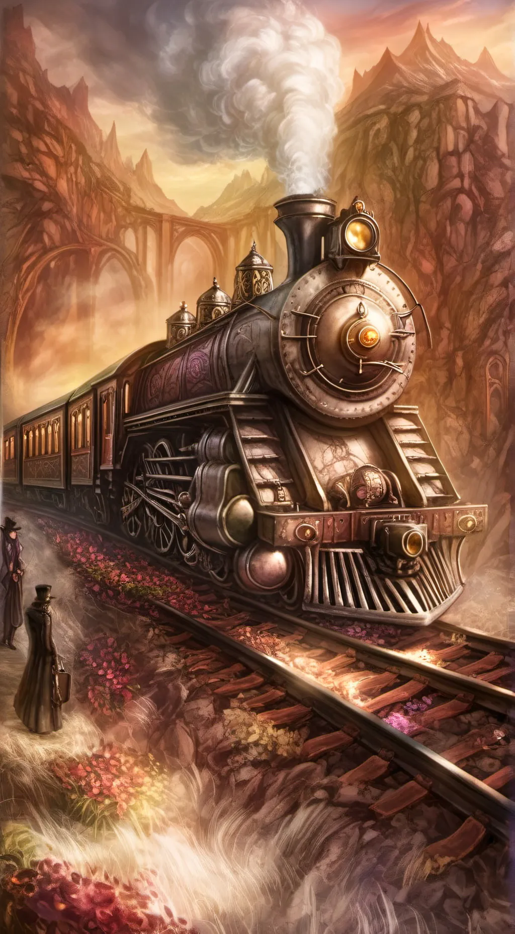 ai character: Dead rails background