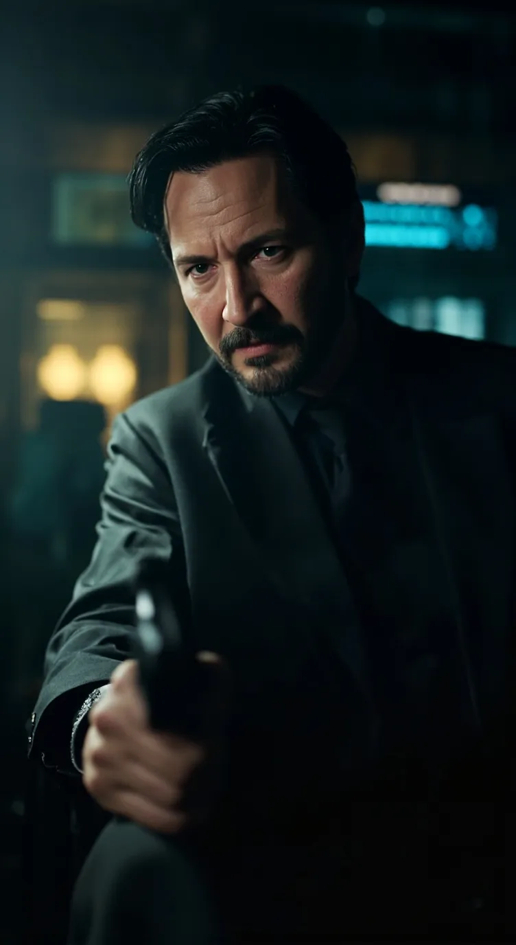 ai character: John Wick background