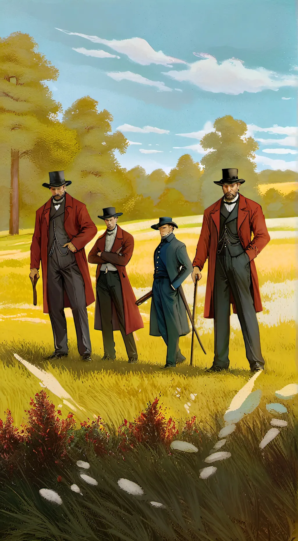 ai character: New Gang background