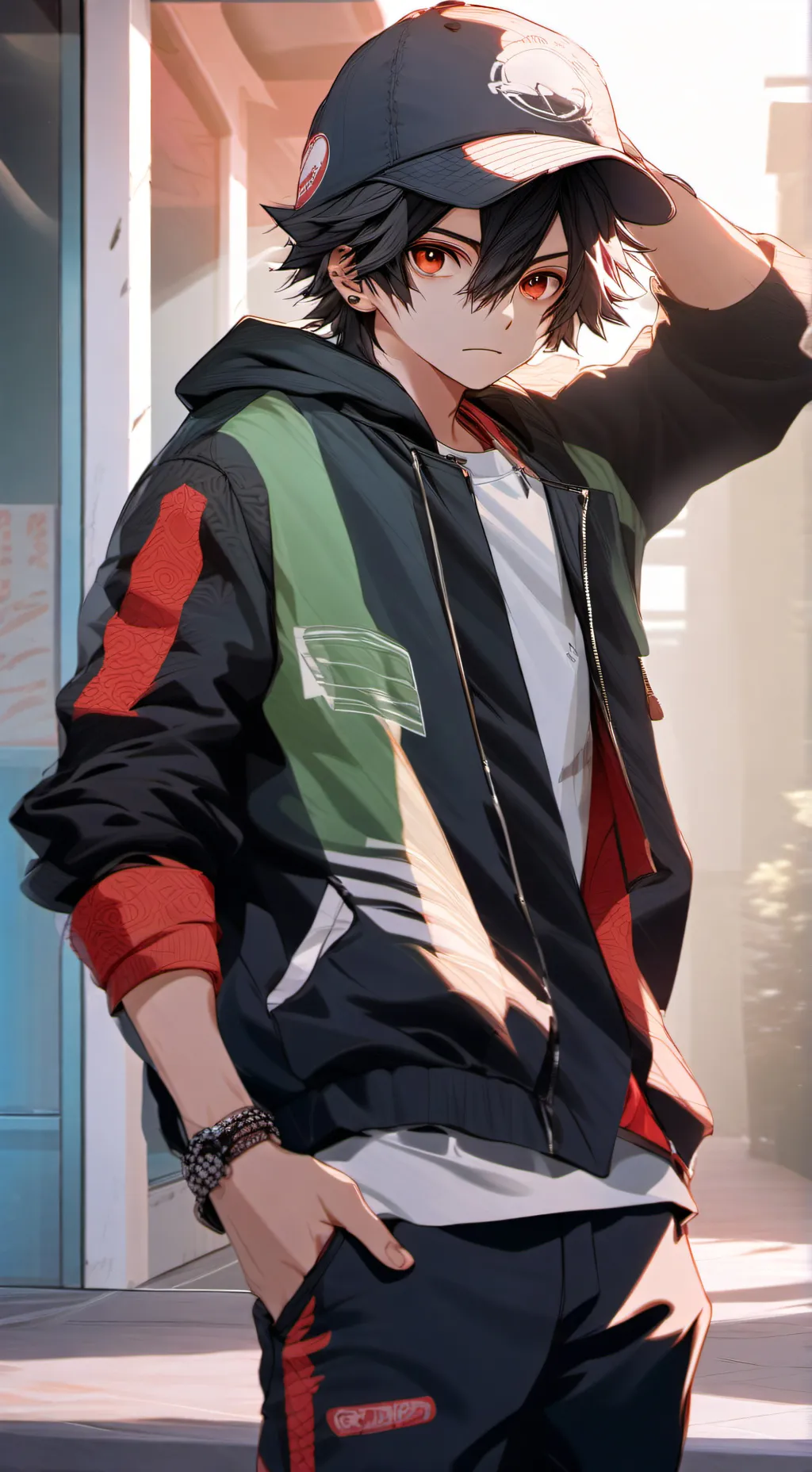 ai character: Alexander  background