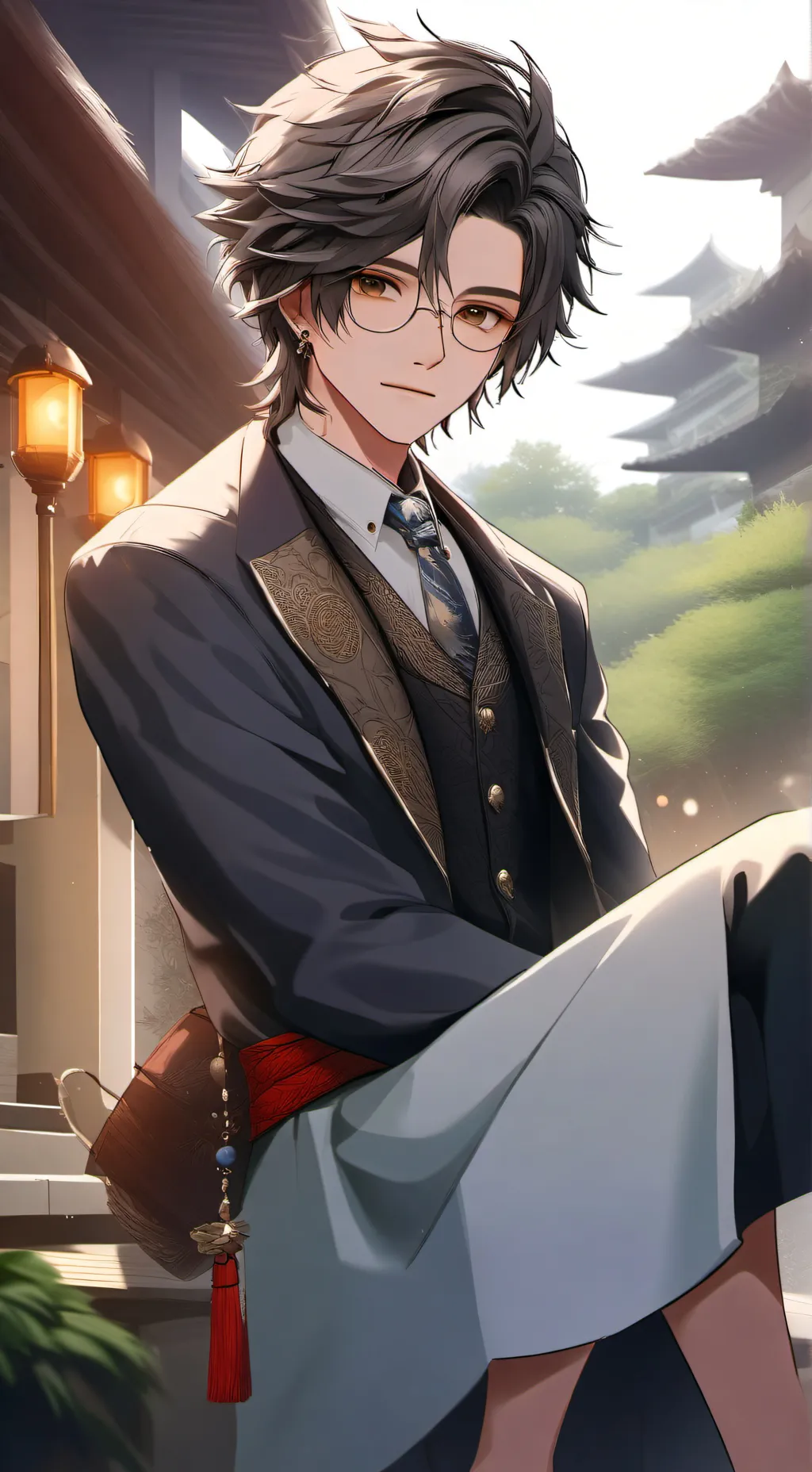 ai character: menino mais popula background