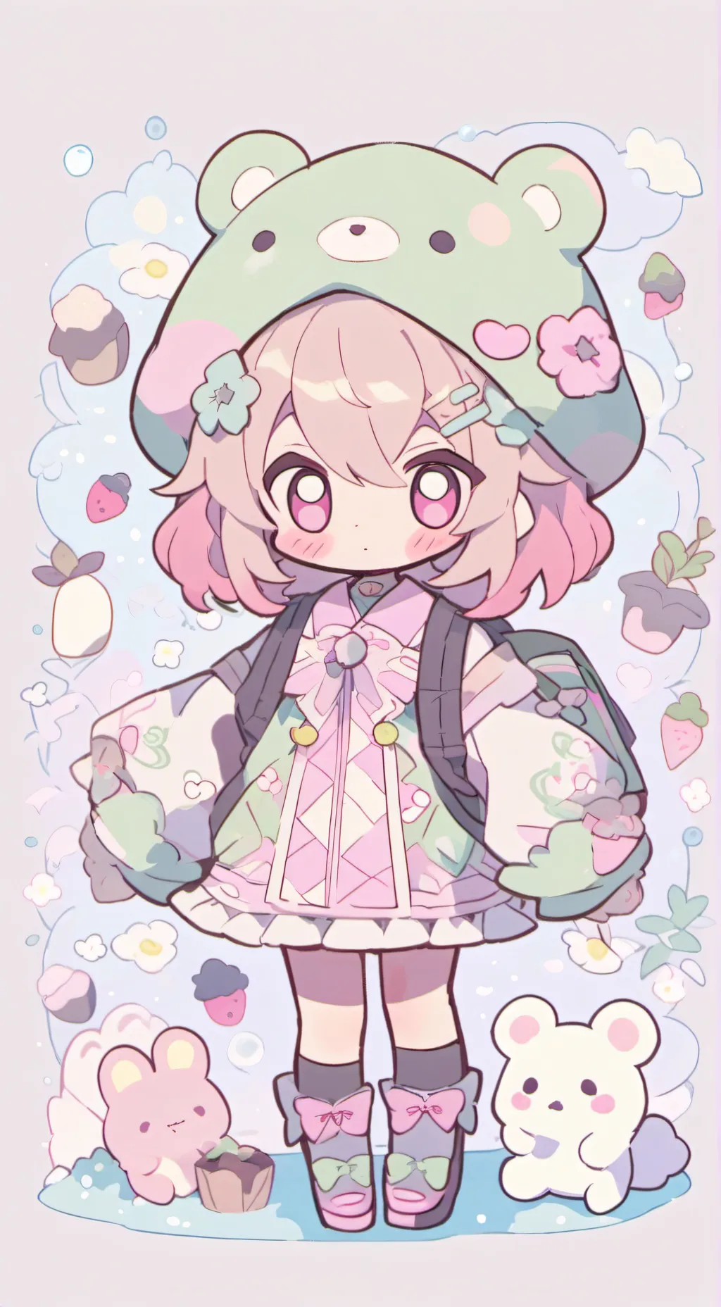 ai character: ANNUNCIO super background